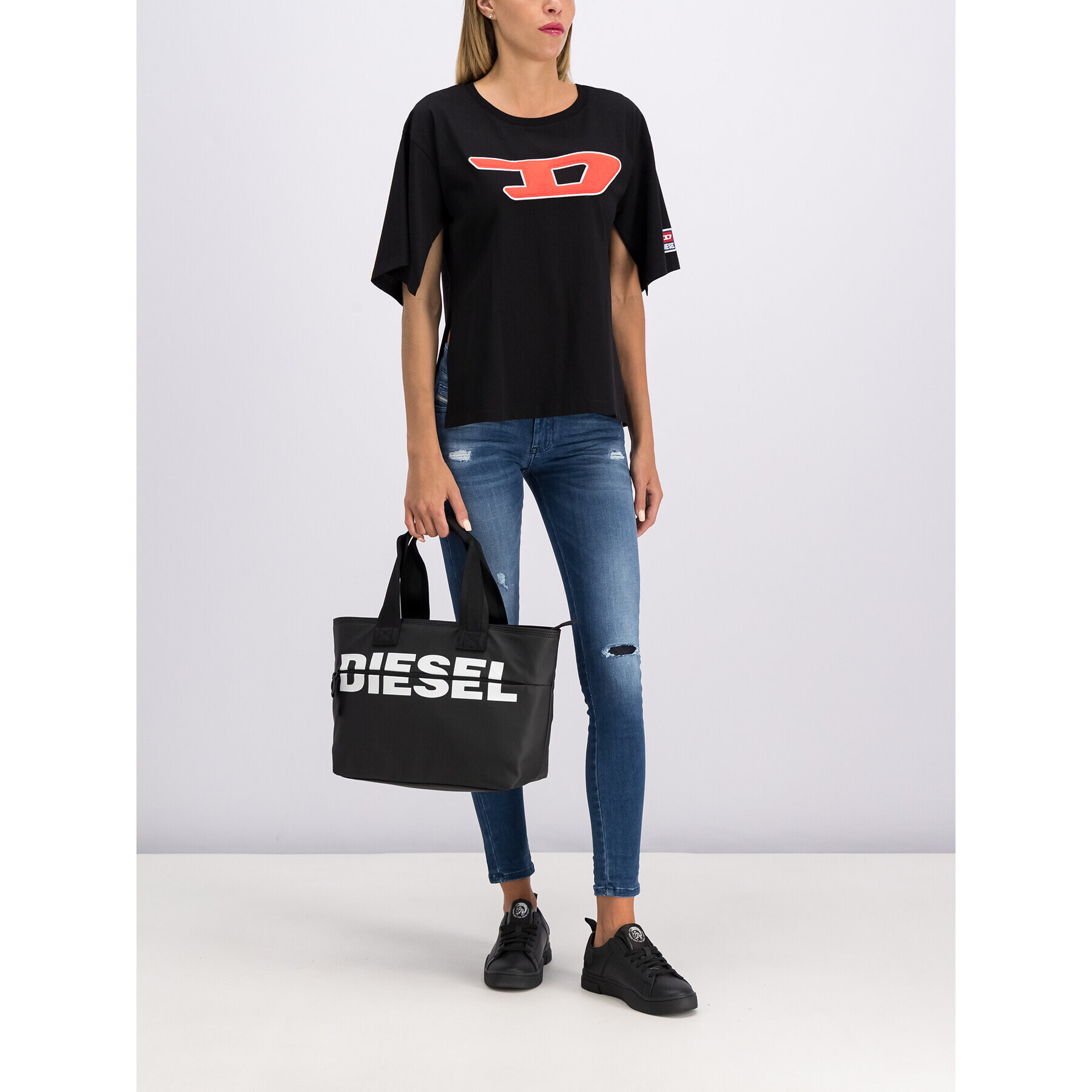 Diesel Дънки Slandy-Low 00SGSQ089AI Тъмносин Slim Fit - Pepit.bg