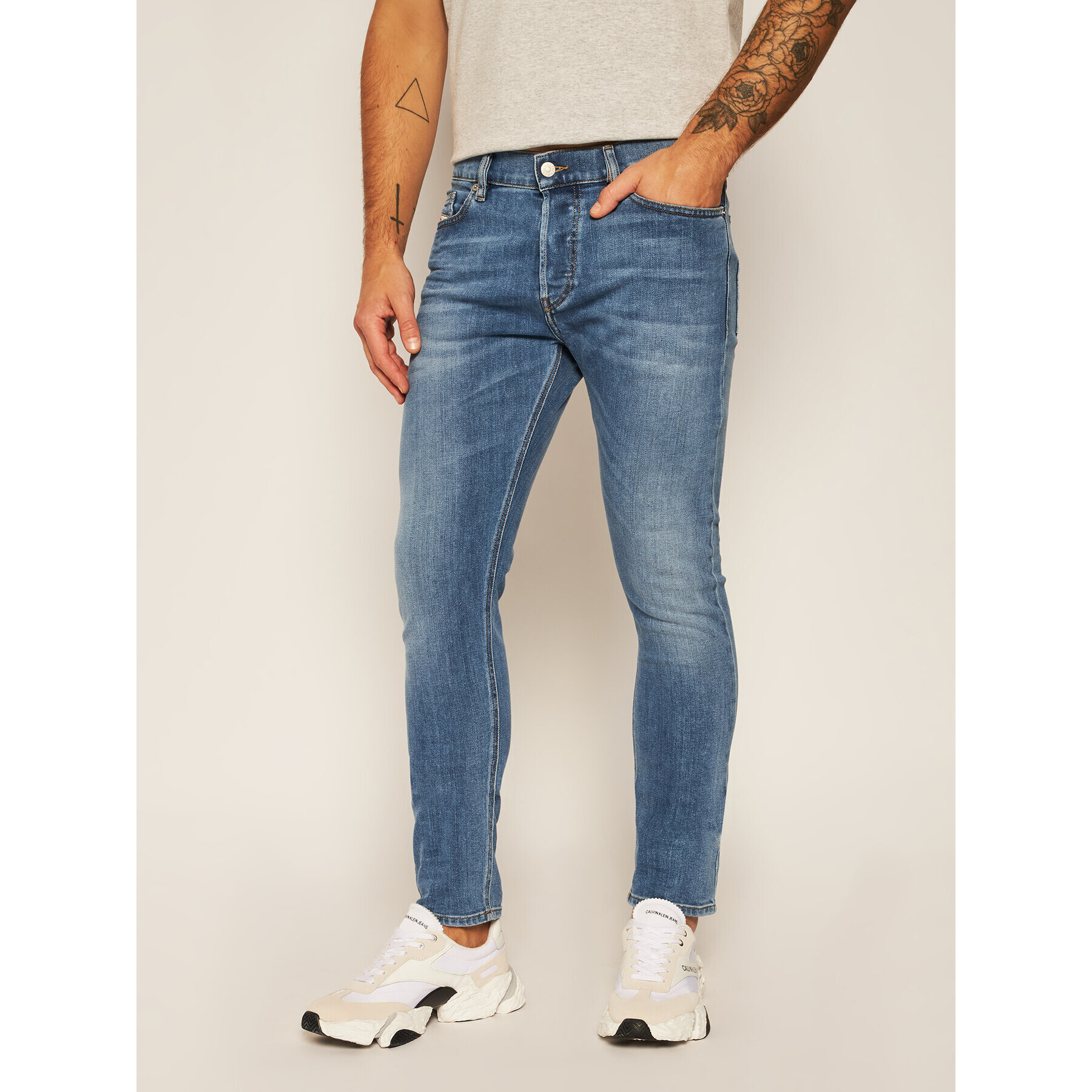 Diesel Дънки тип Slim Fit D-Luster 00SID 009EK Син Slim Fit - Pepit.bg