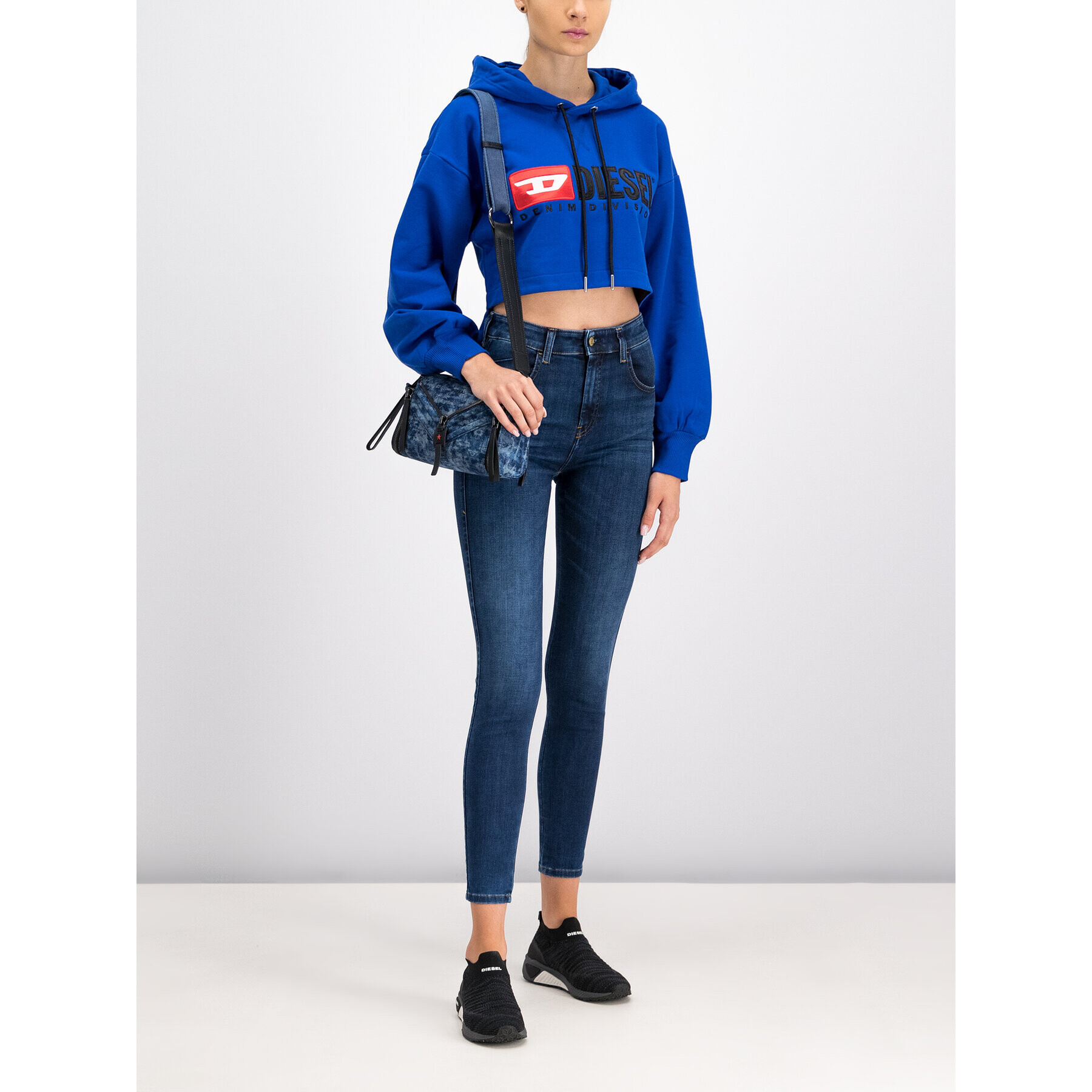 Diesel Суитшърт 00SM83 0CATK Син Regular Fit - Pepit.bg
