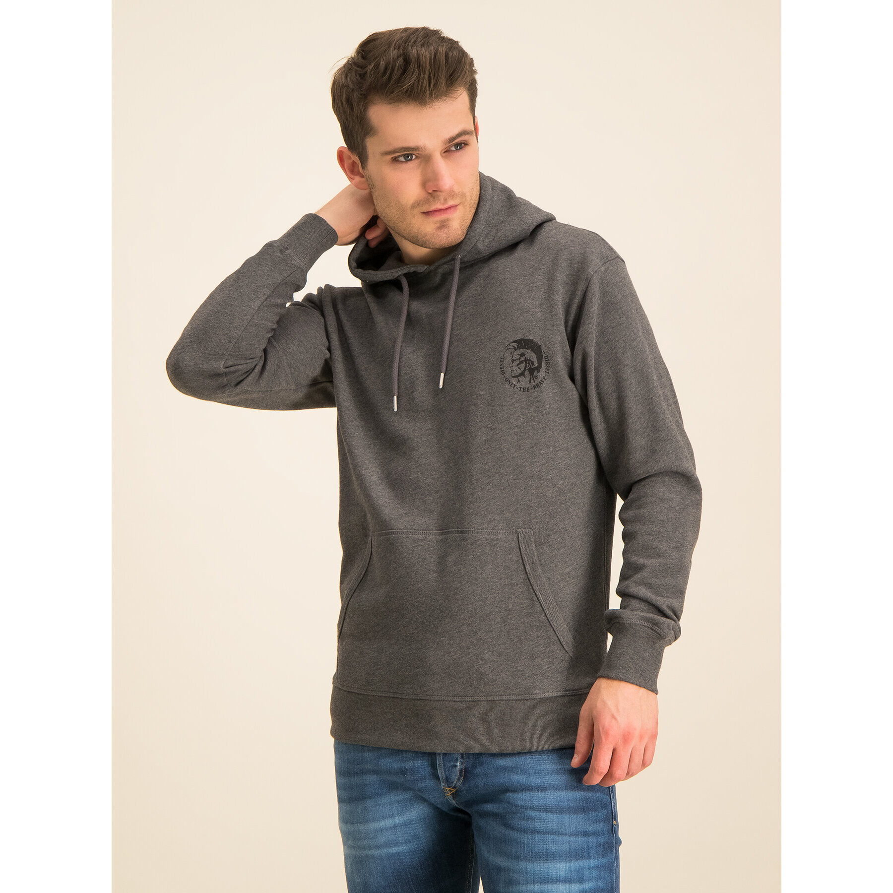 Diesel Суитшърт Brandon 00CEMD 0CAND Сив Regular Fit - Pepit.bg