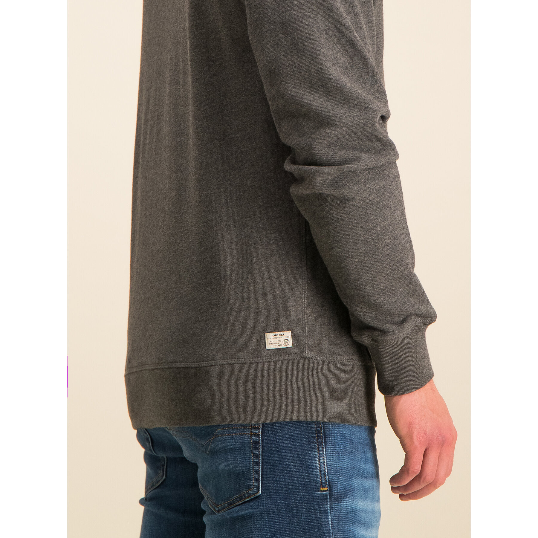 Diesel Суитшърт Brandon 00CEMD 0CAND Сив Regular Fit - Pepit.bg