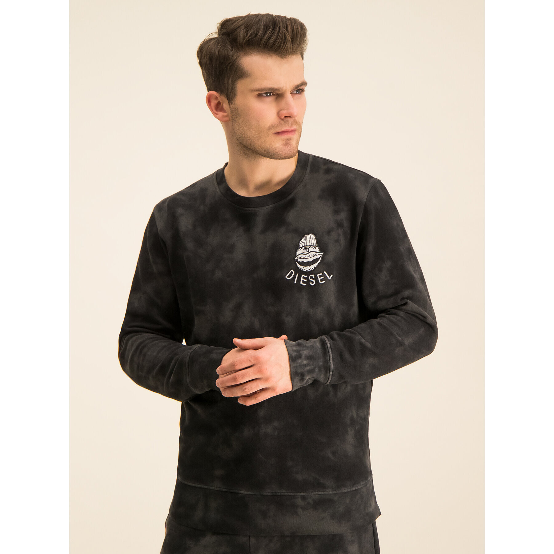 Diesel Суитшърт Justy-B 00SSJF 0WAWC Зелен Regular Fit - Pepit.bg