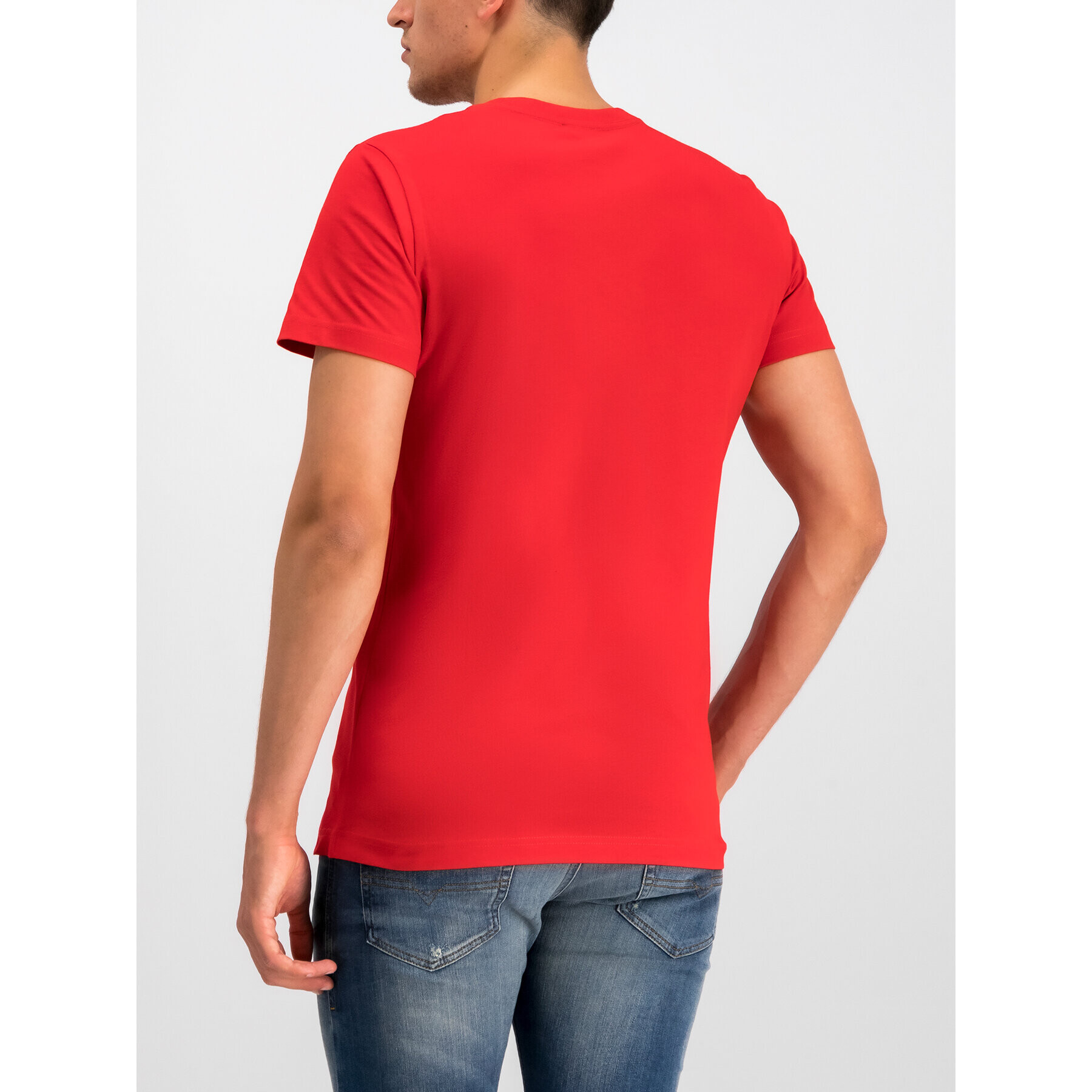 Diesel Тишърт 00SZ7W 0PATI Червен Regular Fit - Pepit.bg