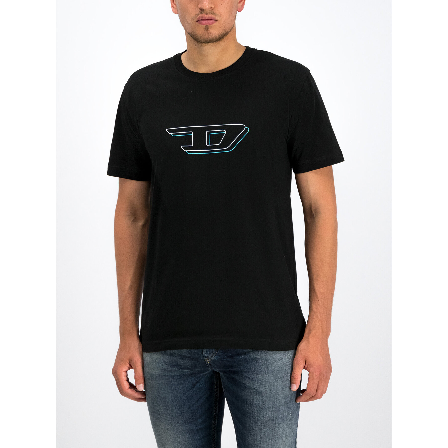 Diesel Тишърт Umlt-Jake 00CG46 0TAWW Черен Regular Fit - Pepit.bg