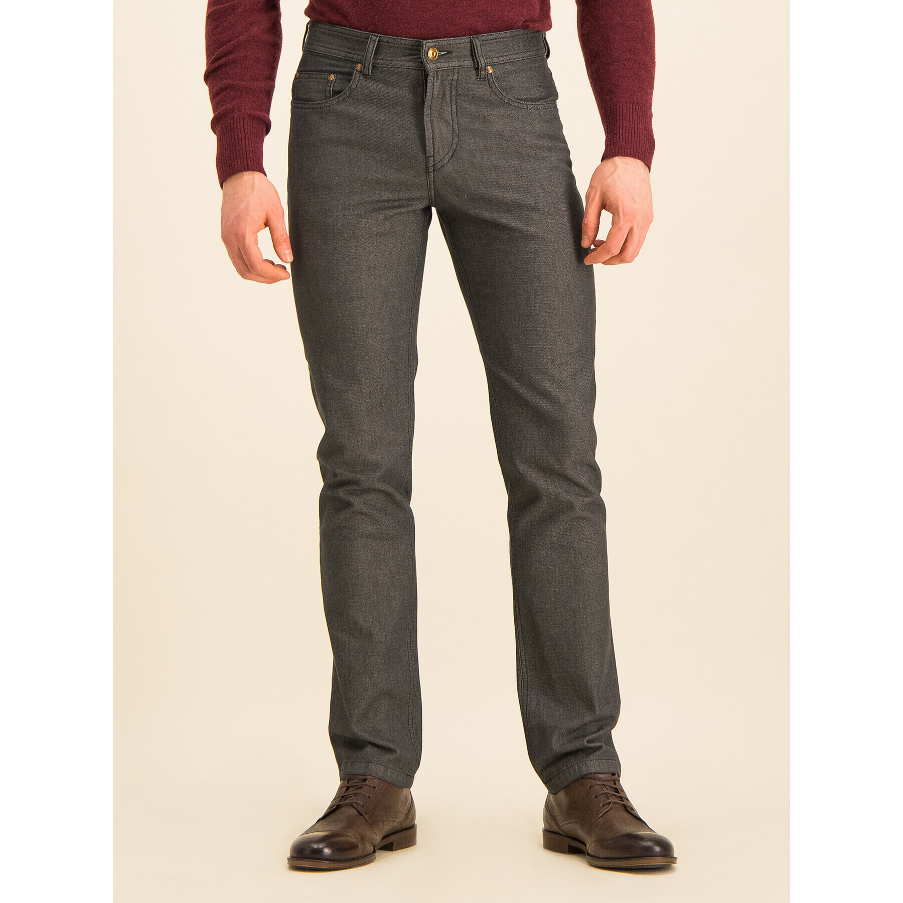 Digel Дънки тип Regular Fit Lino-G 1291566 Сив Regular Fit - Pepit.bg