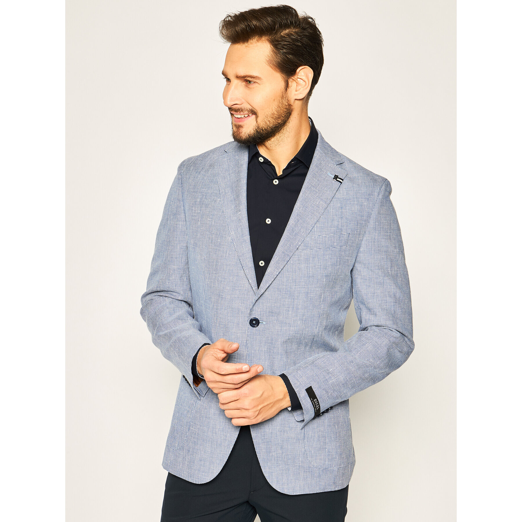 Digel Сако Edward 1102368 Син Slim Fit - Pepit.bg