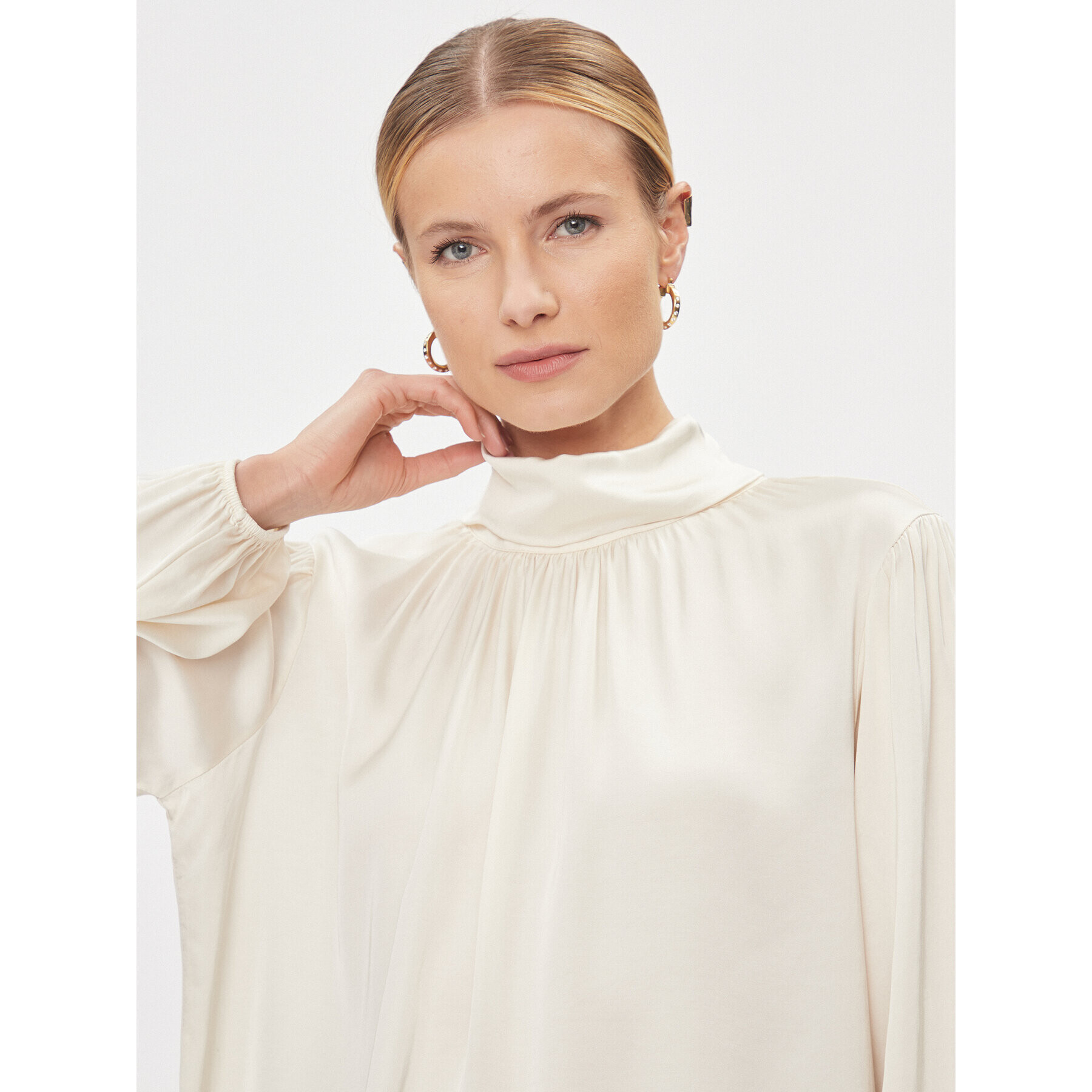 Dixie Блуза C239Z013A Екрю Loose Fit - Pepit.bg