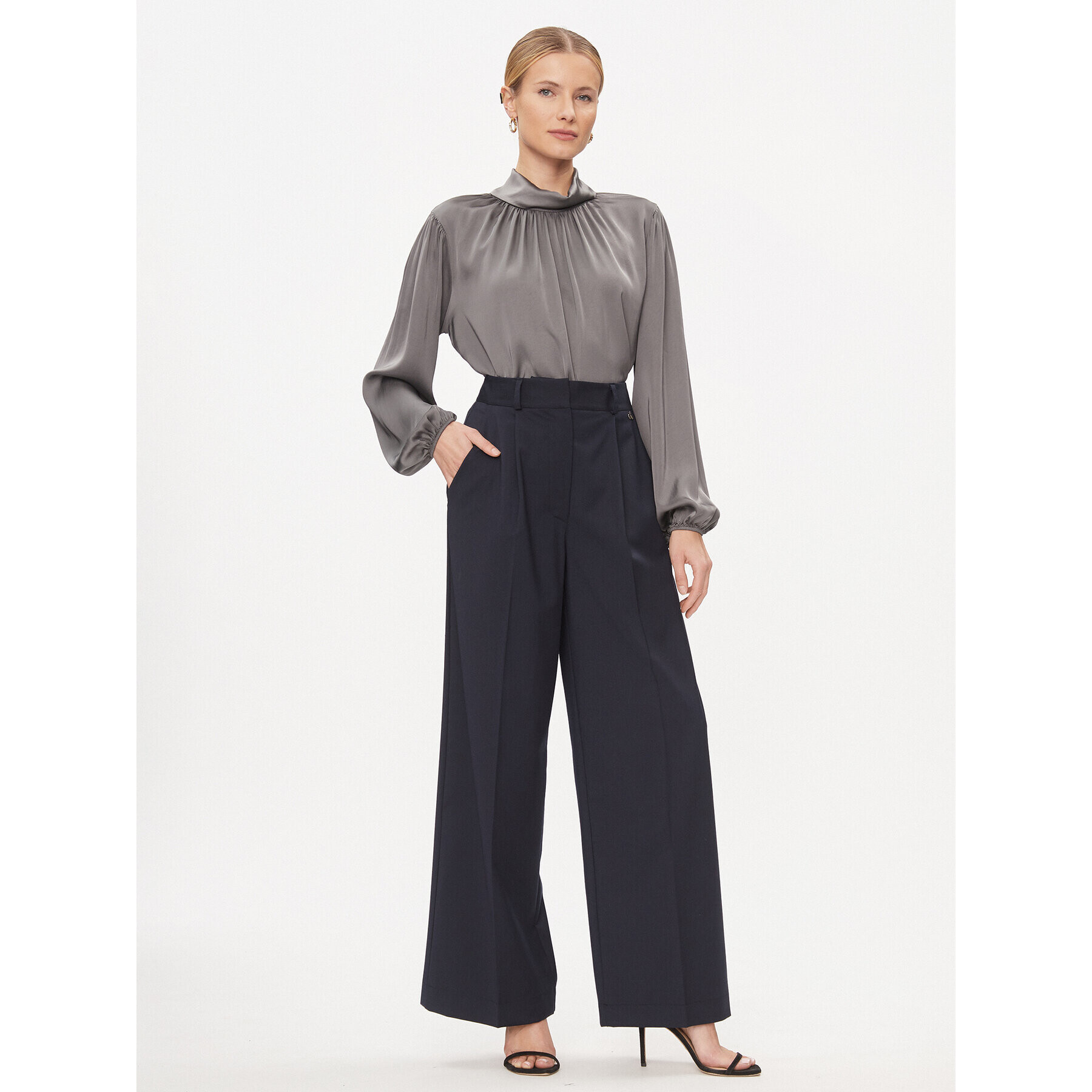 Dixie Блуза C239Z013A Сив Loose Fit - Pepit.bg