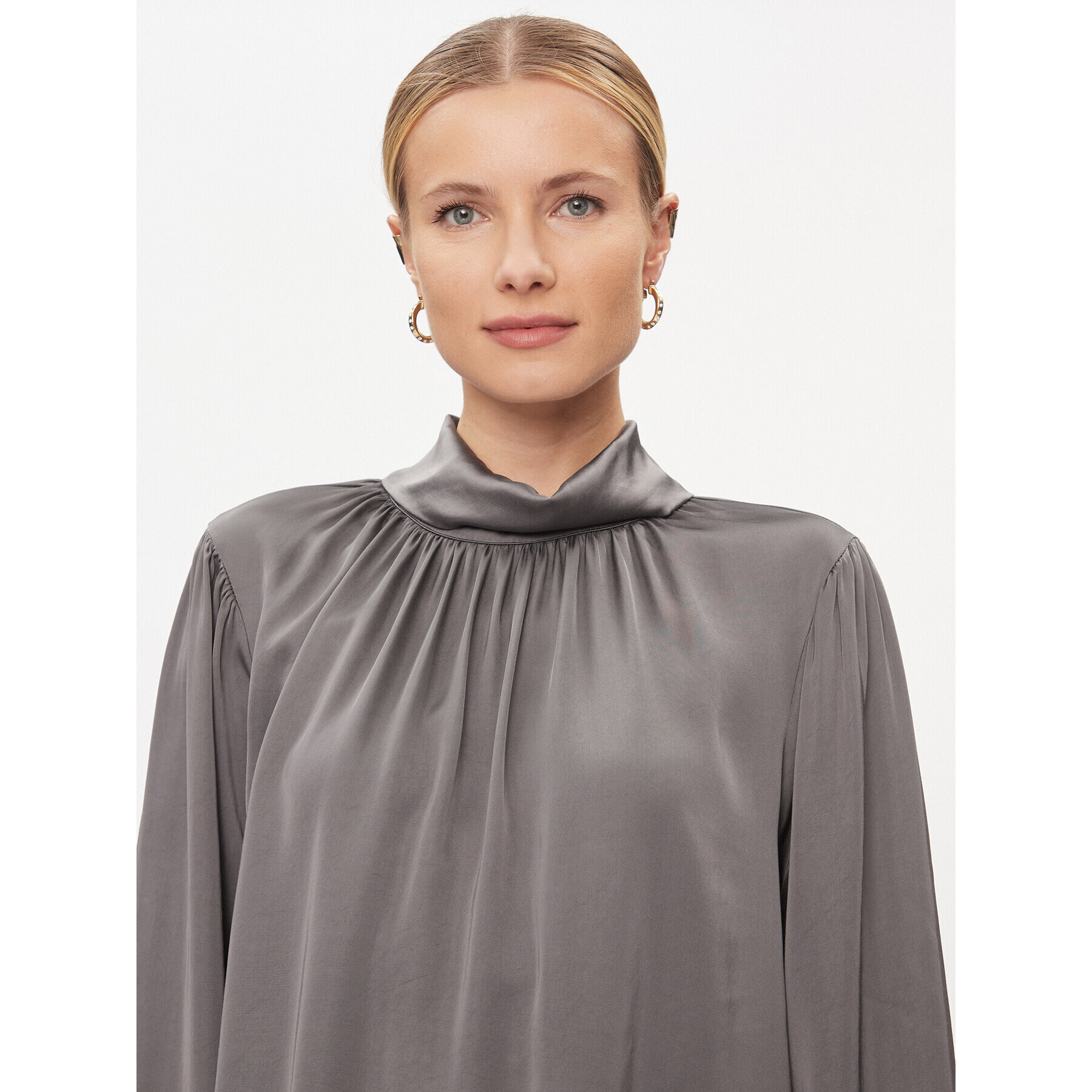 Dixie Блуза C239Z013A Сив Loose Fit - Pepit.bg