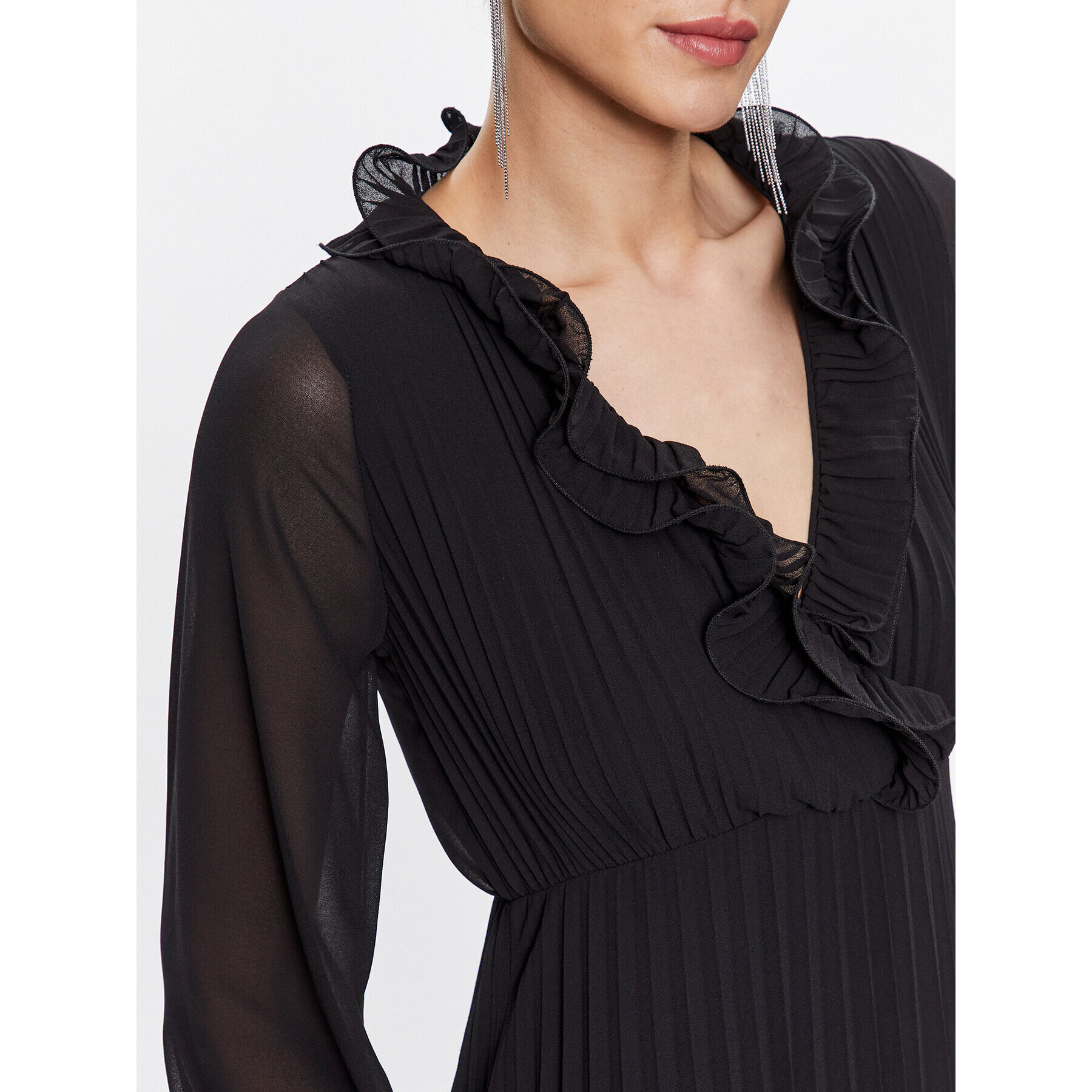 Dixie Ежедневна рокля A836U036A Черен Regular Fit - Pepit.bg