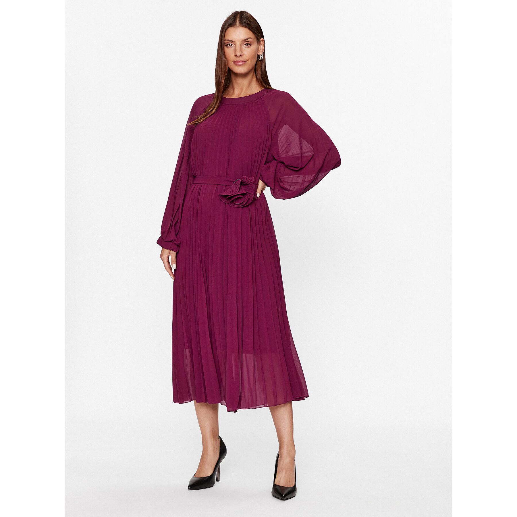 Dixie Коктейлна рокля A319Z029A Виолетов Regular Fit - Pepit.bg