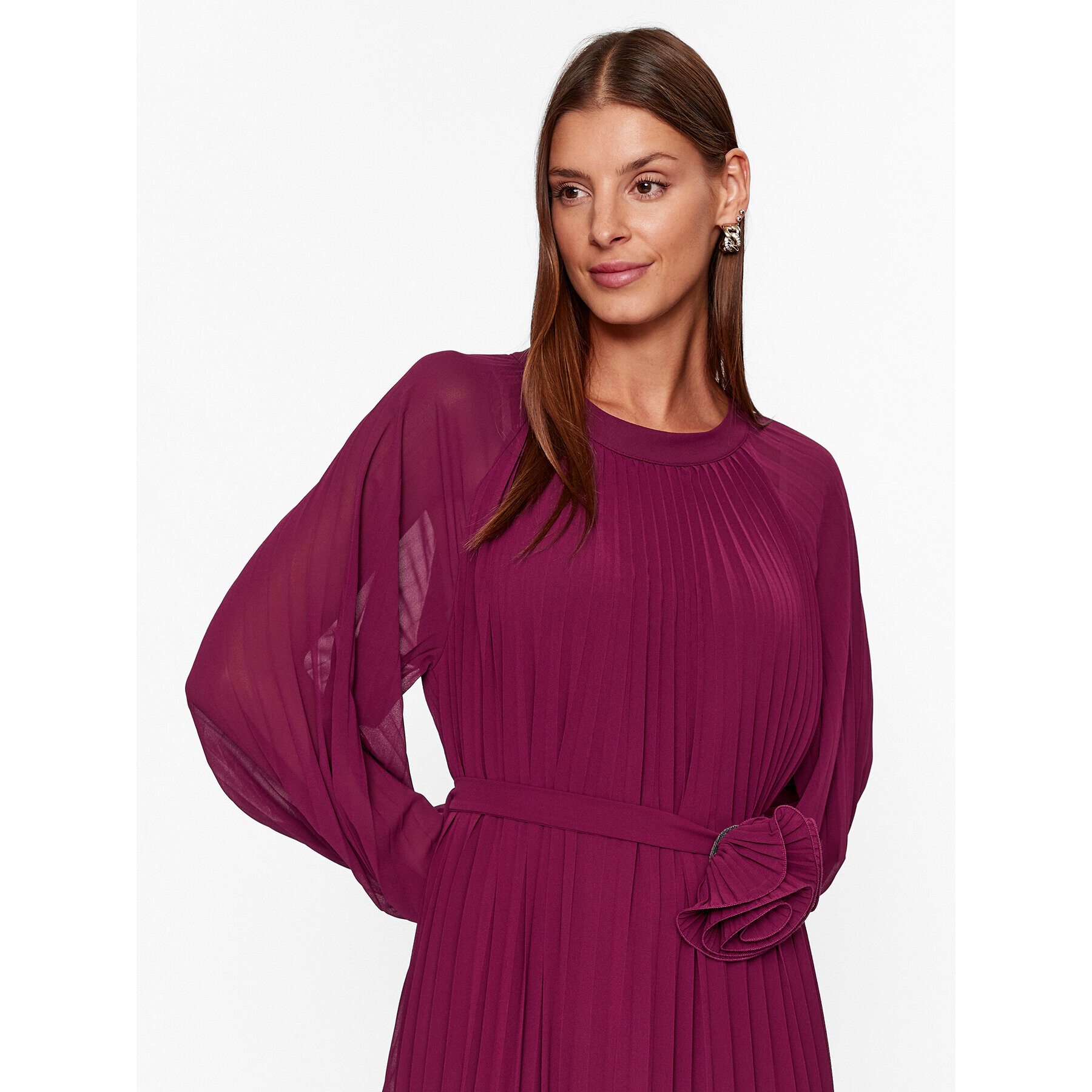 Dixie Коктейлна рокля A319Z029A Виолетов Regular Fit - Pepit.bg
