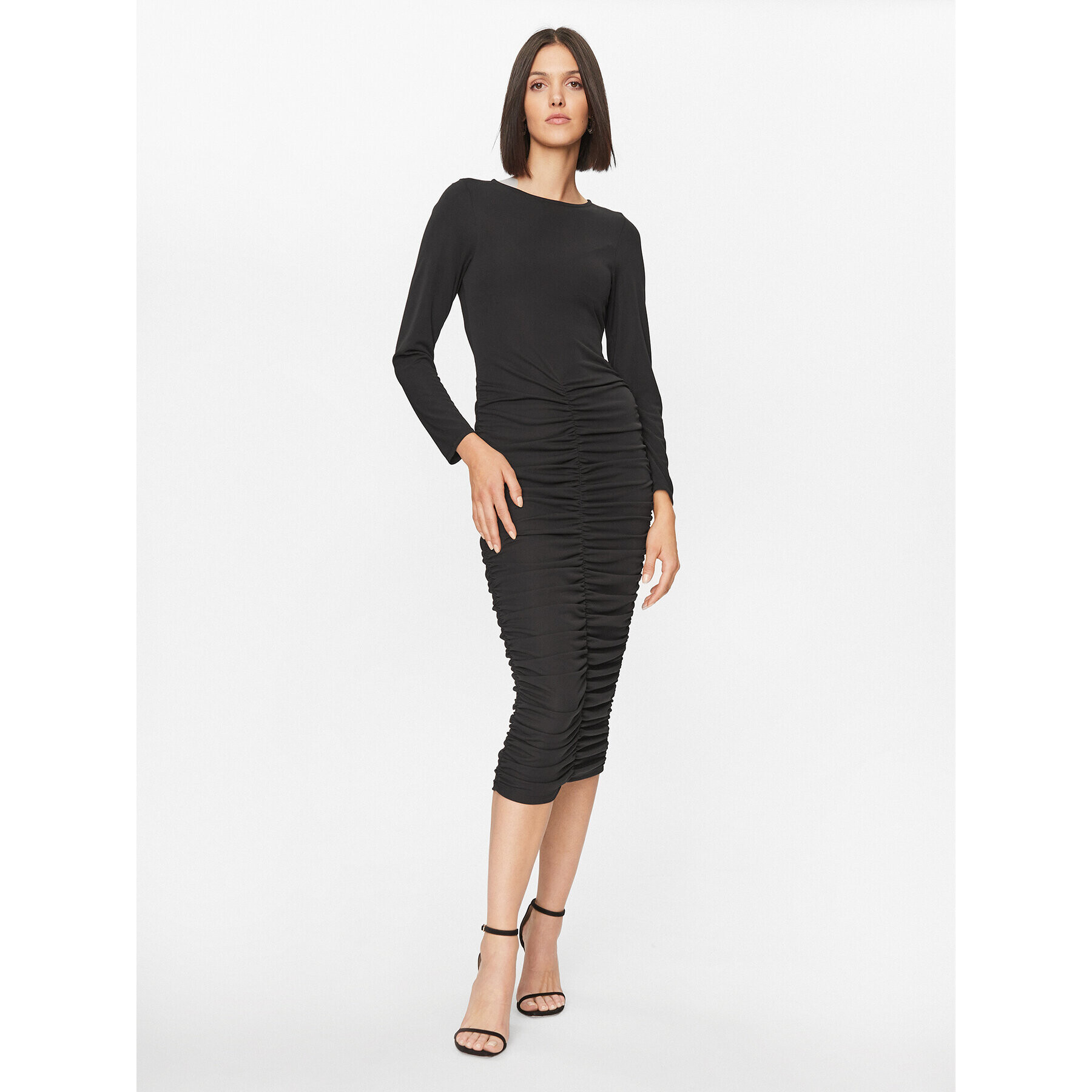 Dixie Коктейлна рокля AIDRTNDA Черен Slim Fit - Pepit.bg