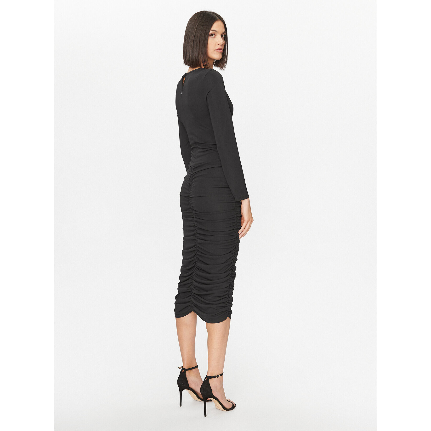 Dixie Коктейлна рокля AIDRTNDA Черен Slim Fit - Pepit.bg