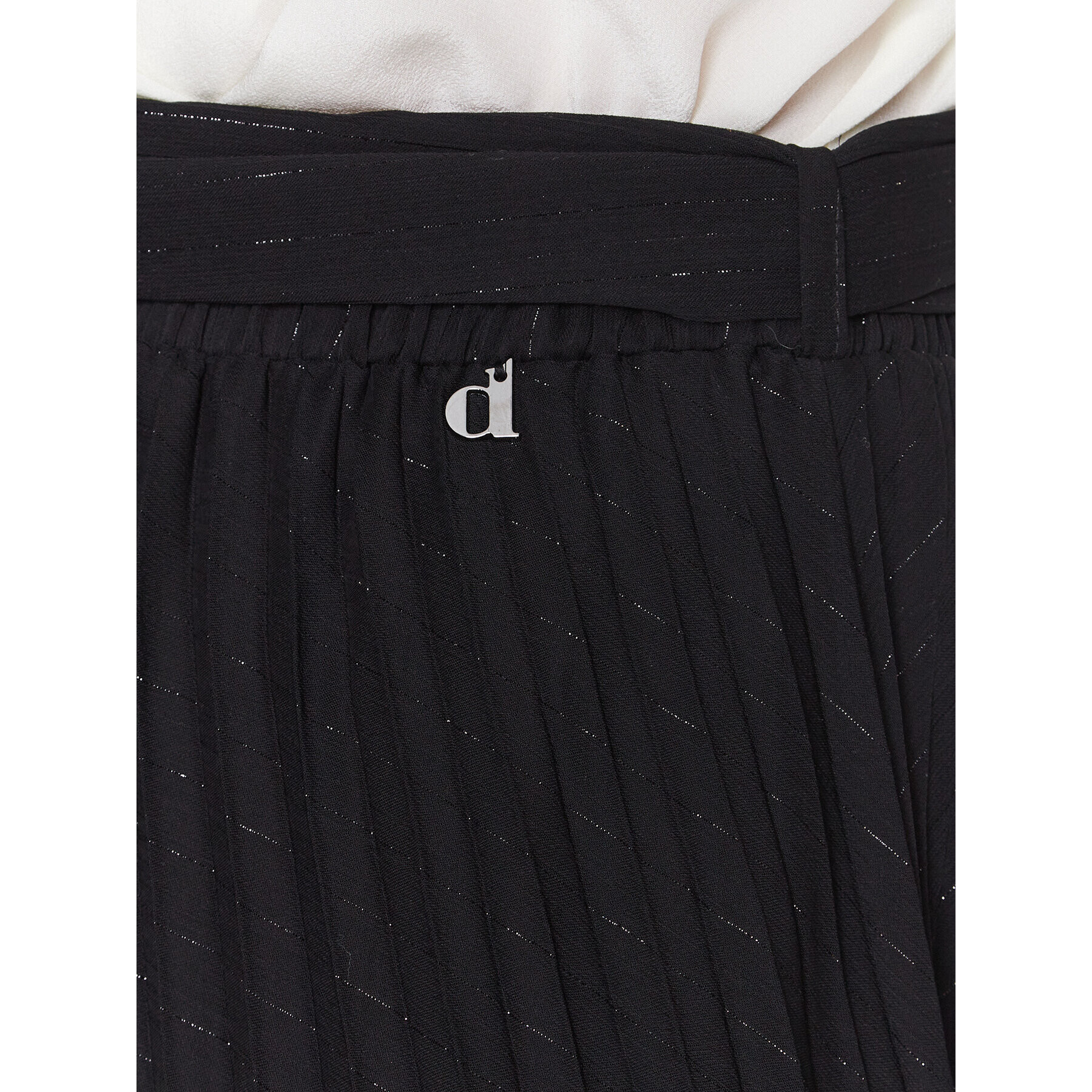 Dixie Плисирана пола G319V007A Черен Regular Fit - Pepit.bg