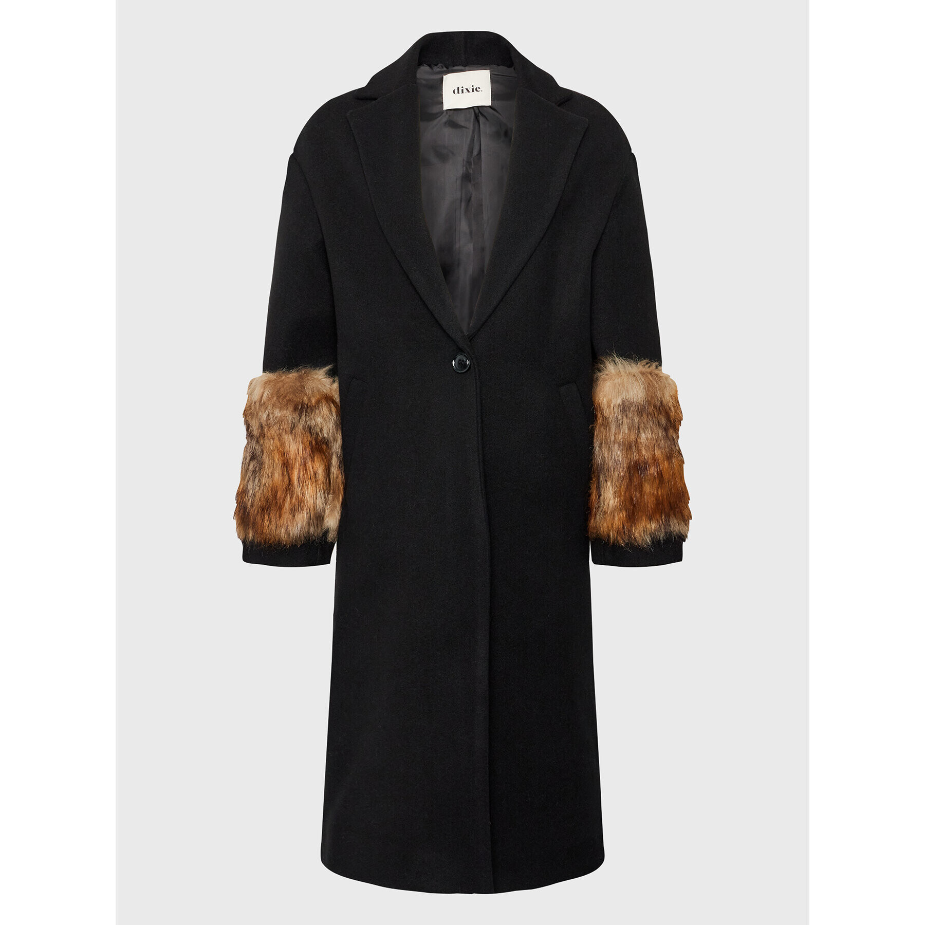 Dixie Преходно палто K255U038A Черен Regular Fit - Pepit.bg