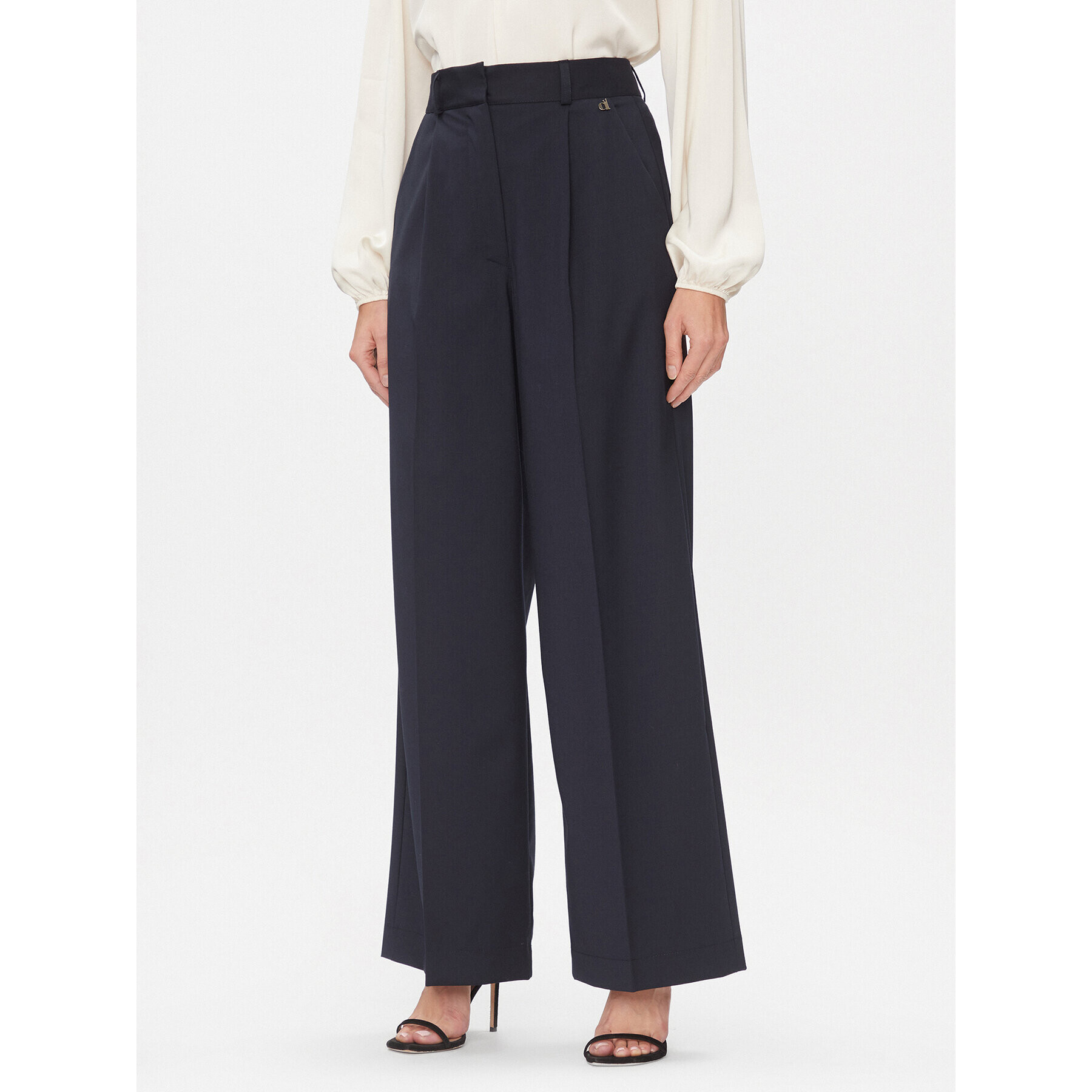 Dixie Текстилни панталони PCHSVCGA Тъмносин Relaxed Fit - Pepit.bg