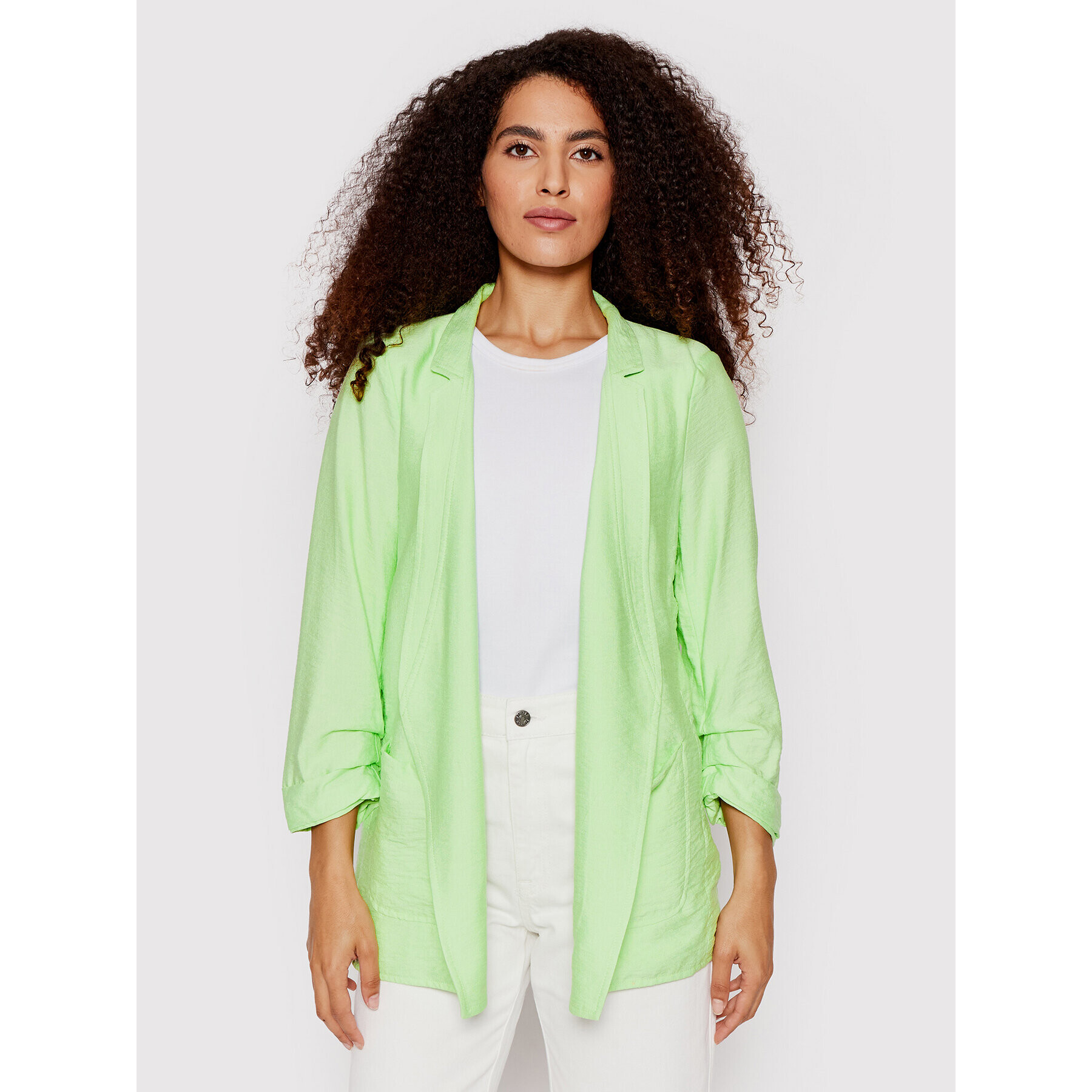 DKNY Сако P2AC7M20 Зелен Regular Fit - Pepit.bg