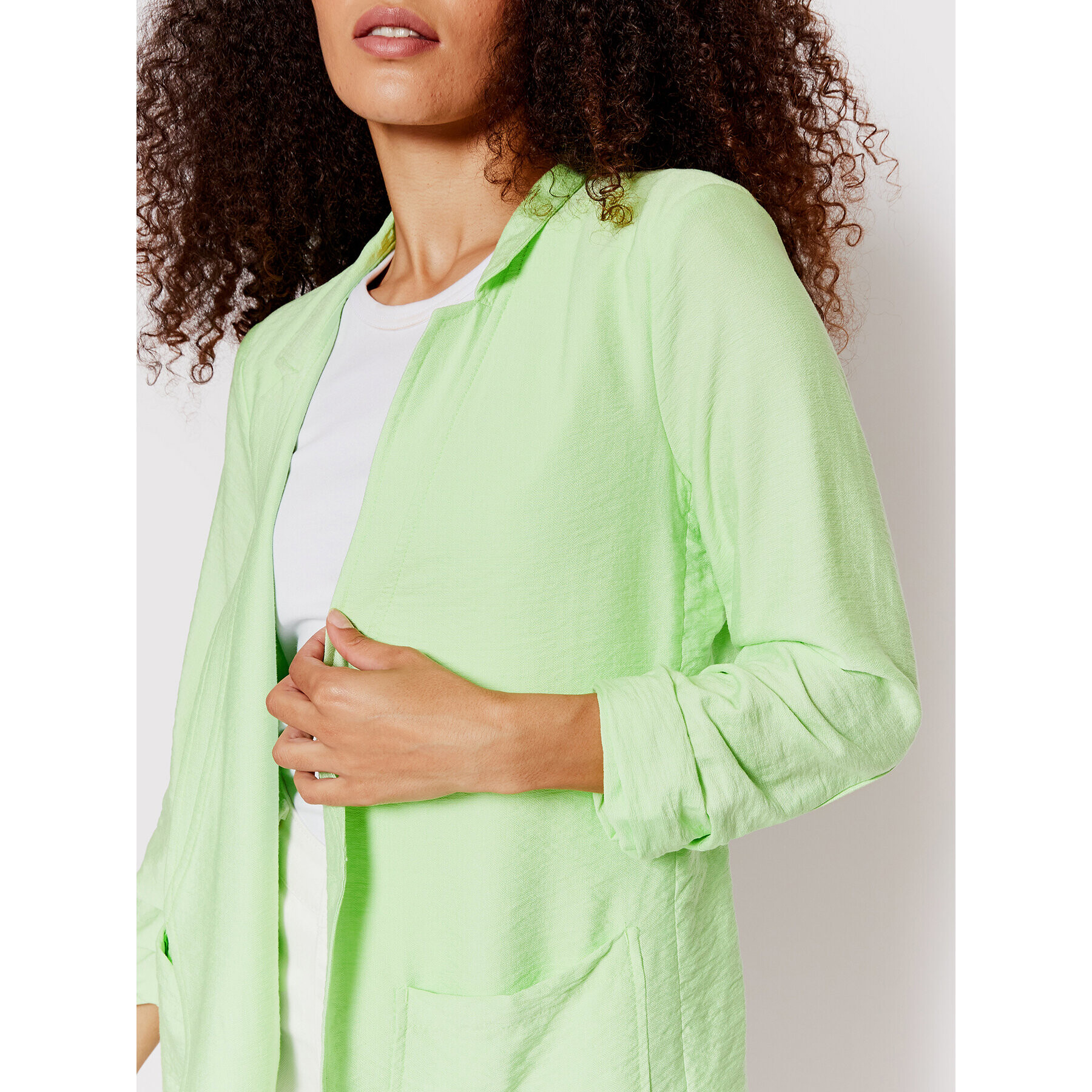 DKNY Сако P2AC7M20 Зелен Regular Fit - Pepit.bg