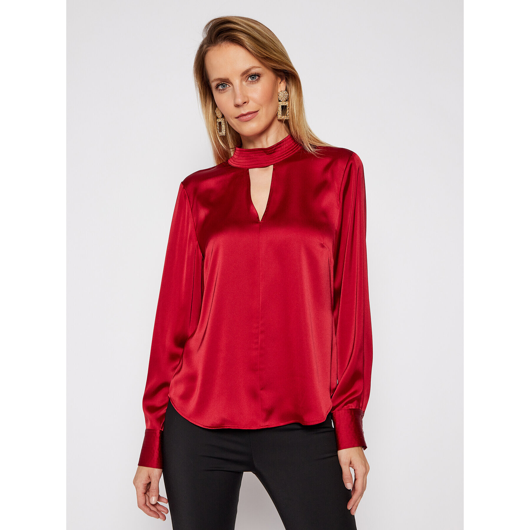 DKNY Блуза P0JAVHOQ Бордо Regular Fit - Pepit.bg