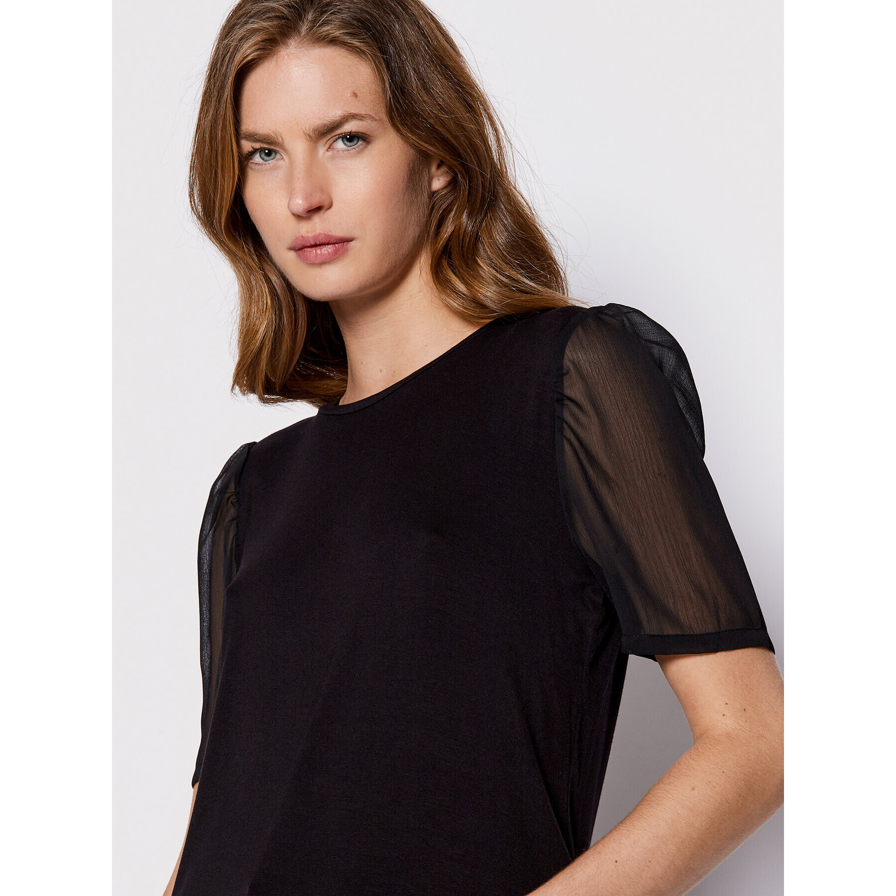 DKNY Блуза P21H7ILY Черен Regular Fit - Pepit.bg