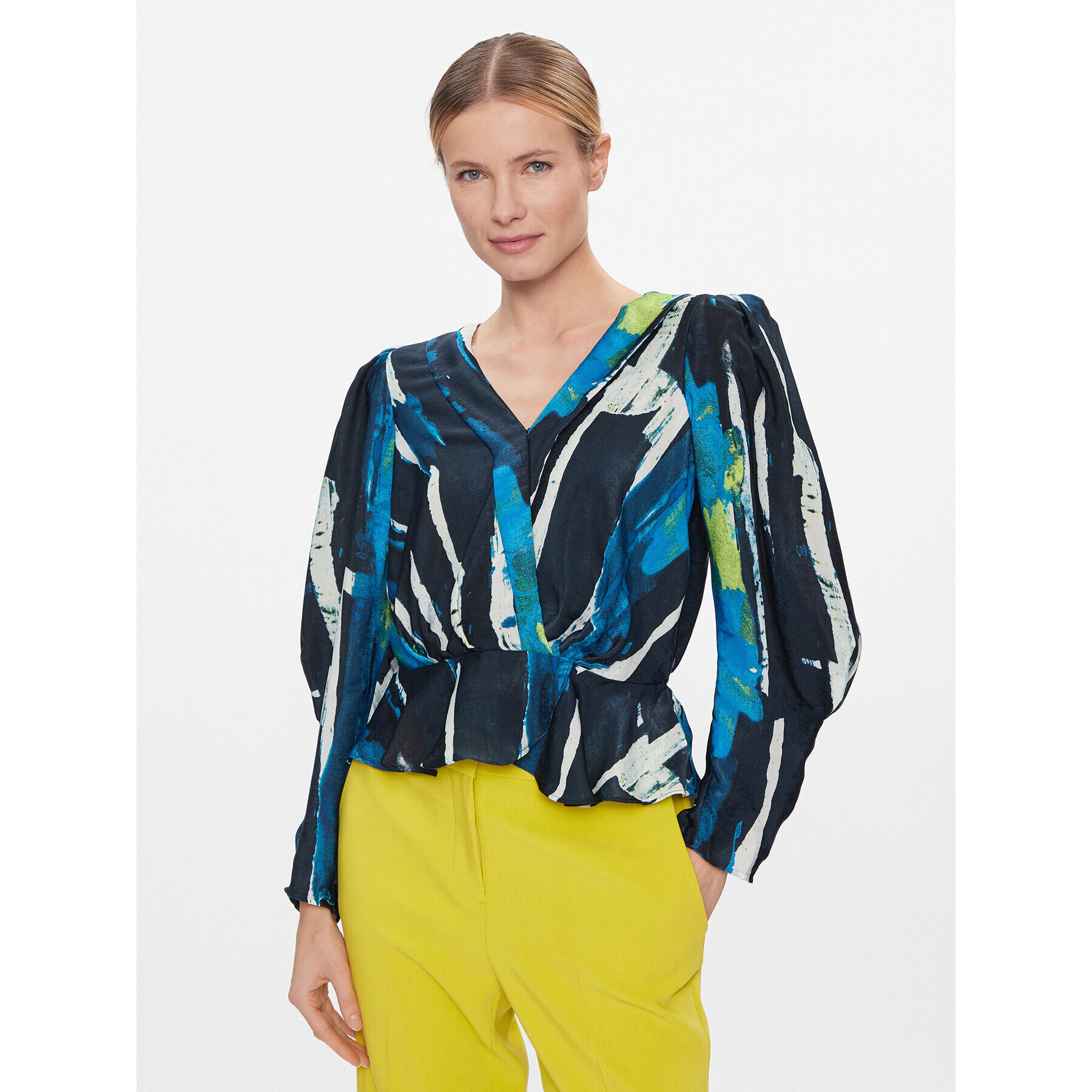 DKNY Блуза P34AVQ01 Цветен Relaxed Fit - Pepit.bg