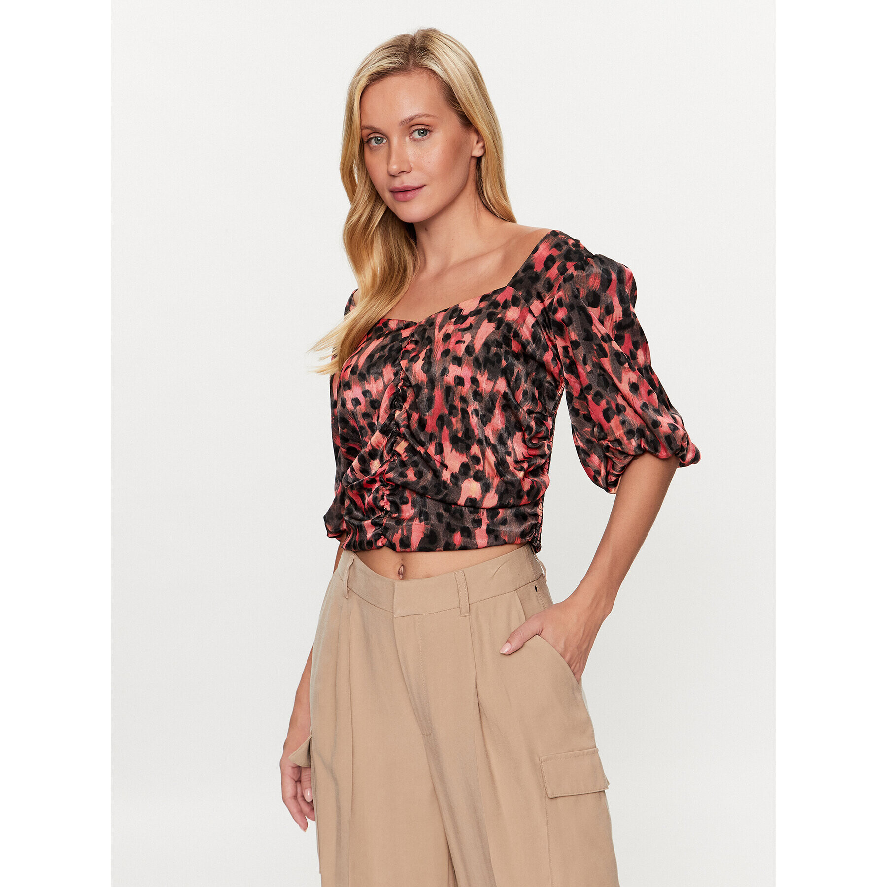 DKNY Блуза P3BAWR37 Цветен Regular Fit - Pepit.bg