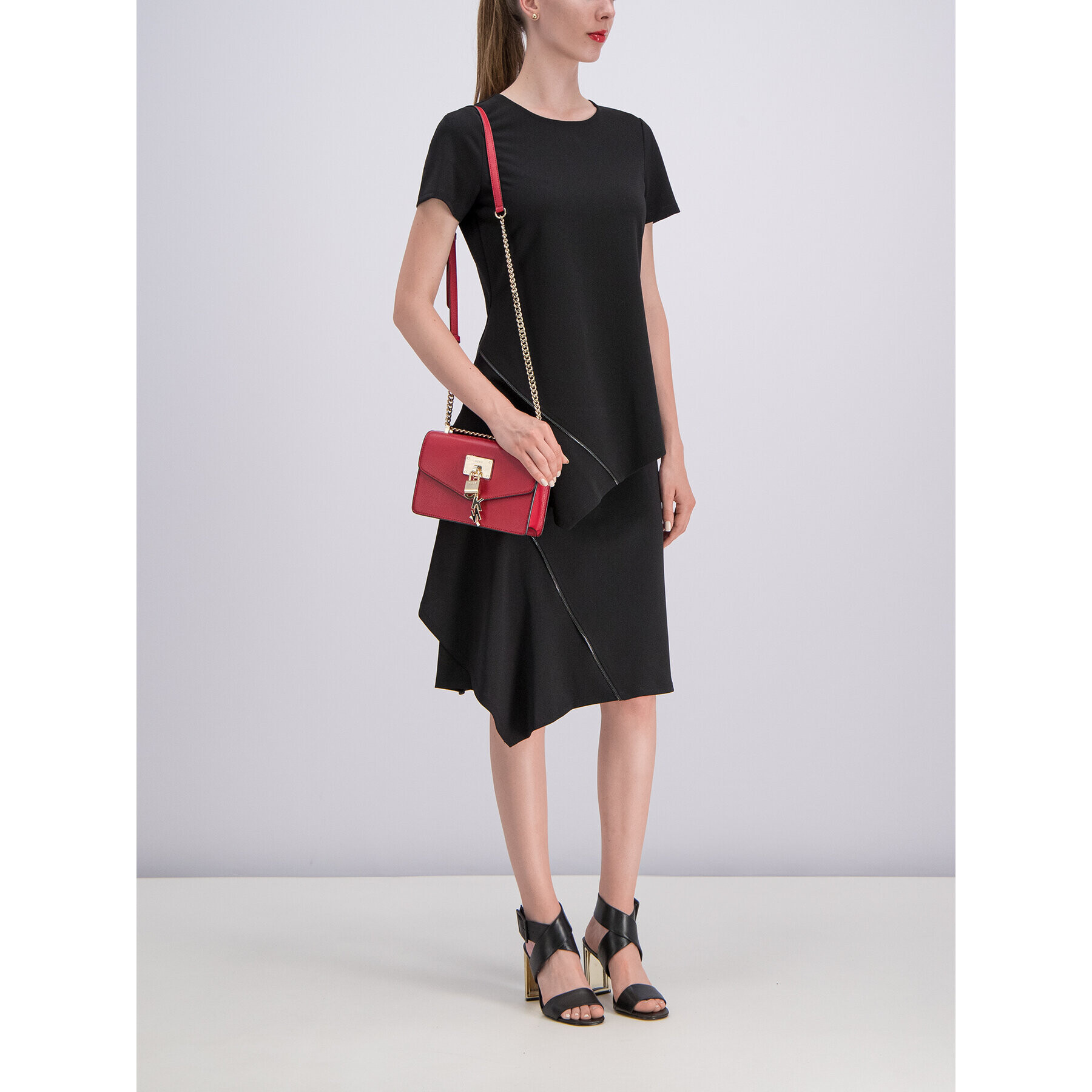 DKNY Блуза P9BH7A78 Черен Regular Fit - Pepit.bg