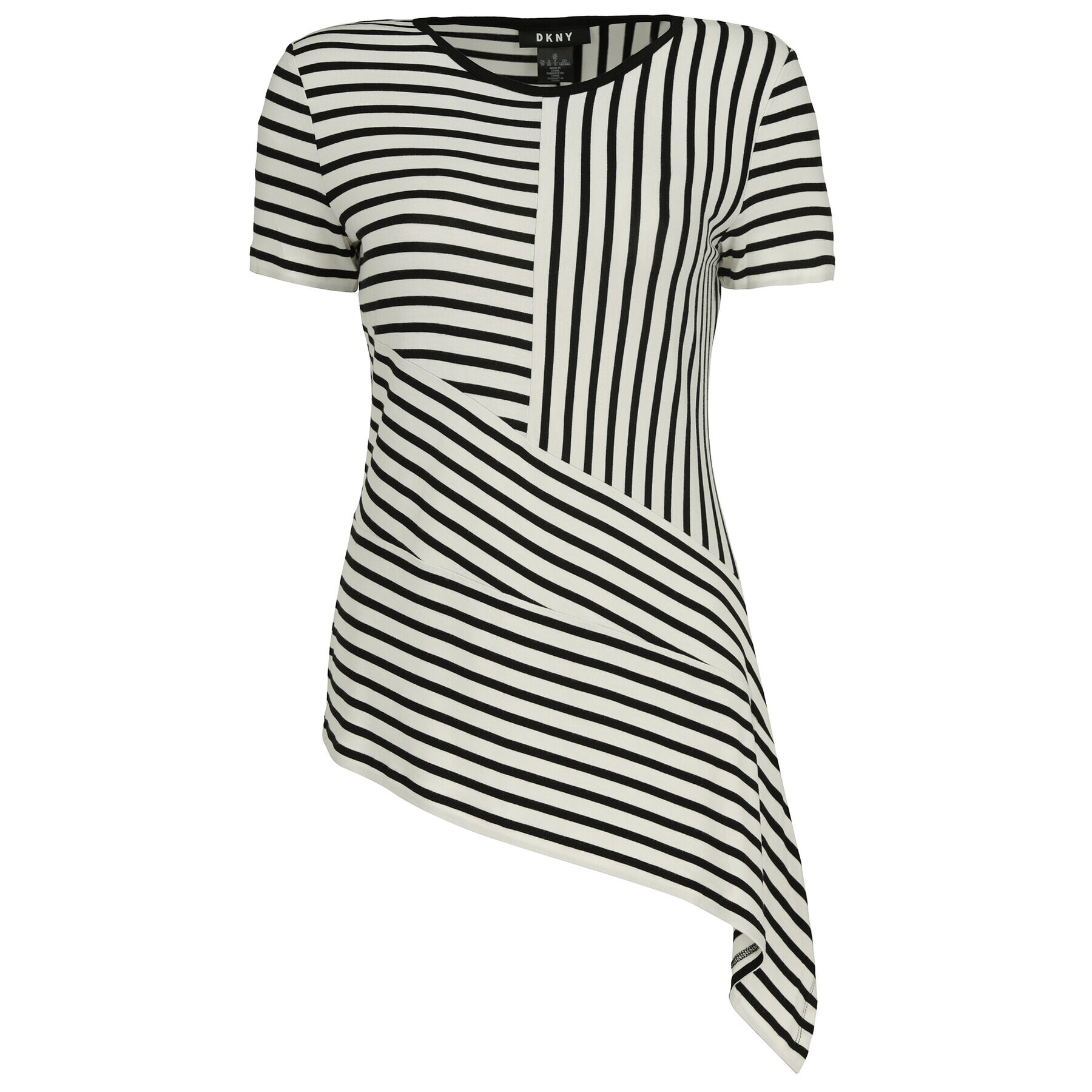 DKNY Блуза P9BHJAXI Бял Regular Fit - Pepit.bg
