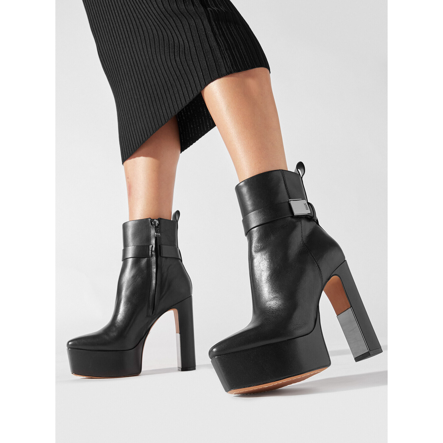 DKNY Боти Alisa K2376915 Черен - Pepit.bg