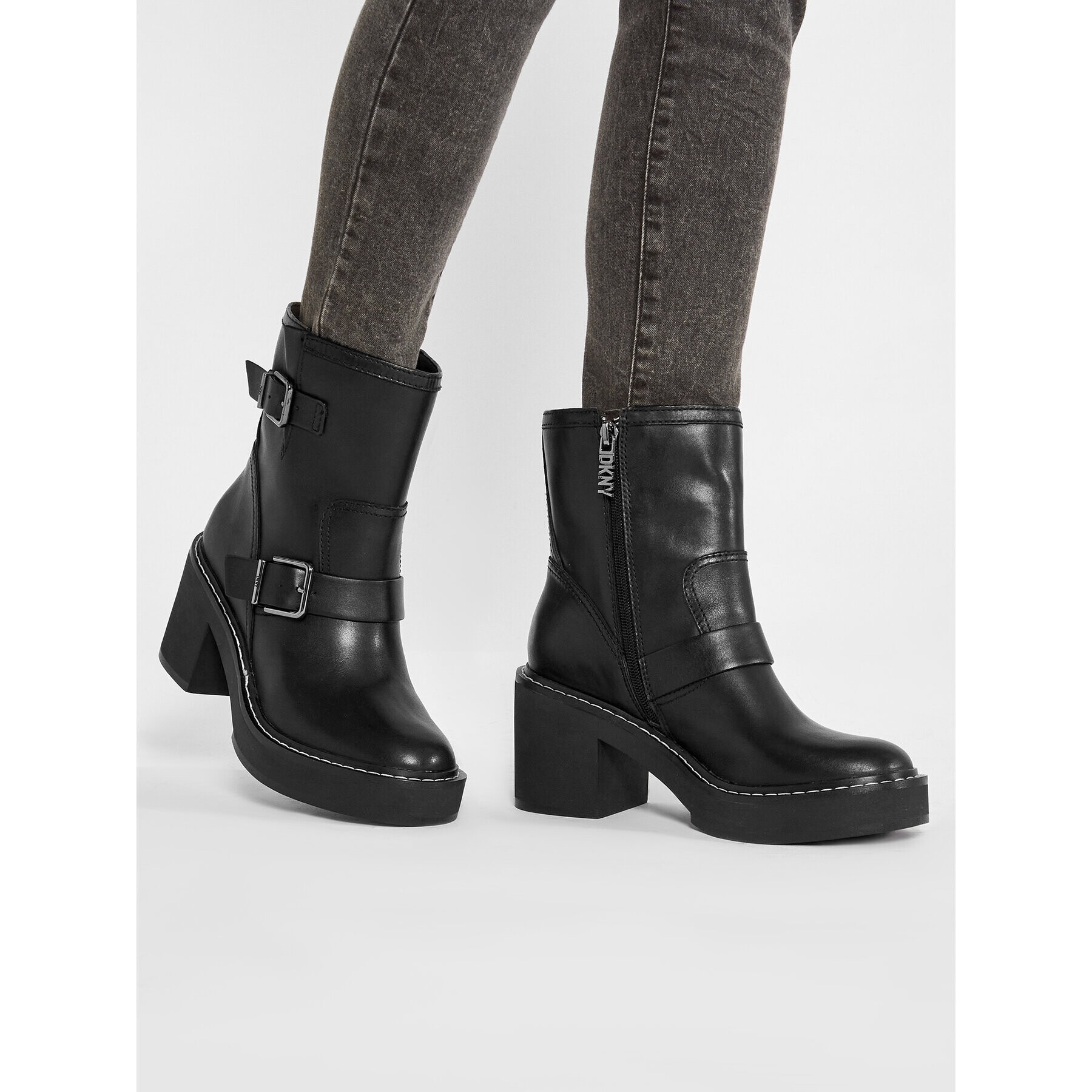 DKNY Боти Daray K3220659 Черен - Pepit.bg