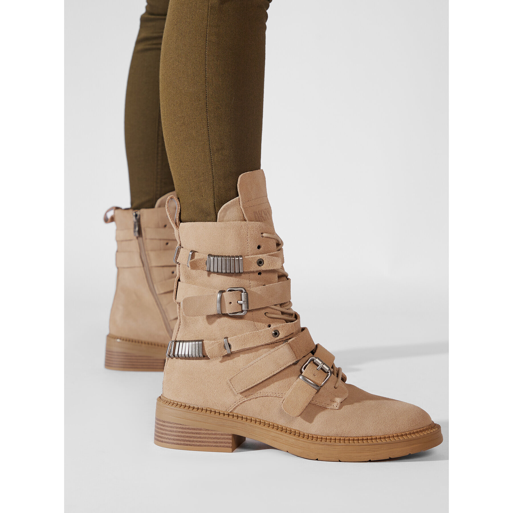 DKNY Боти Ita K2224852 Бежов - Pepit.bg