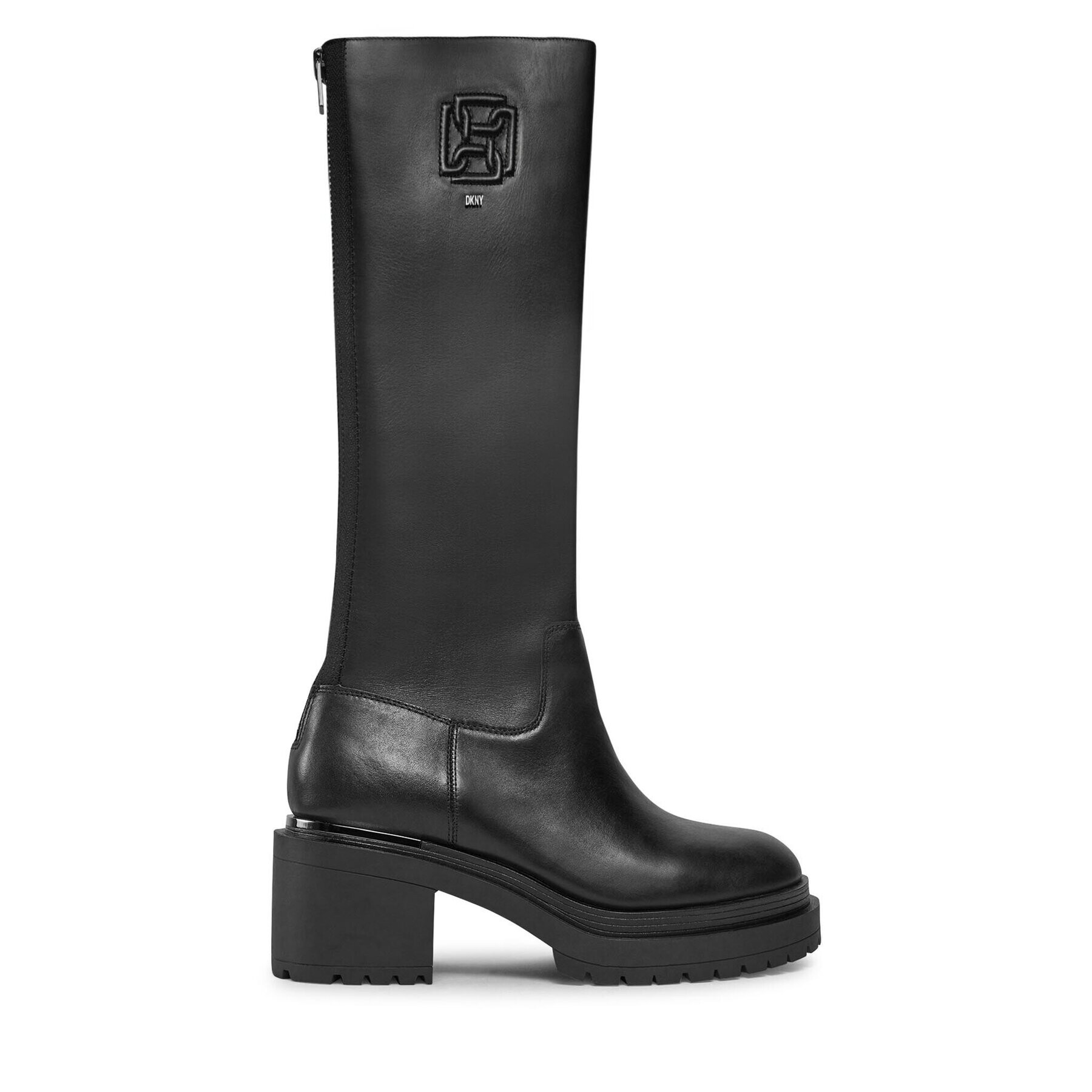 DKNY Боти Paloma Logo K3324785 Черен - Pepit.bg