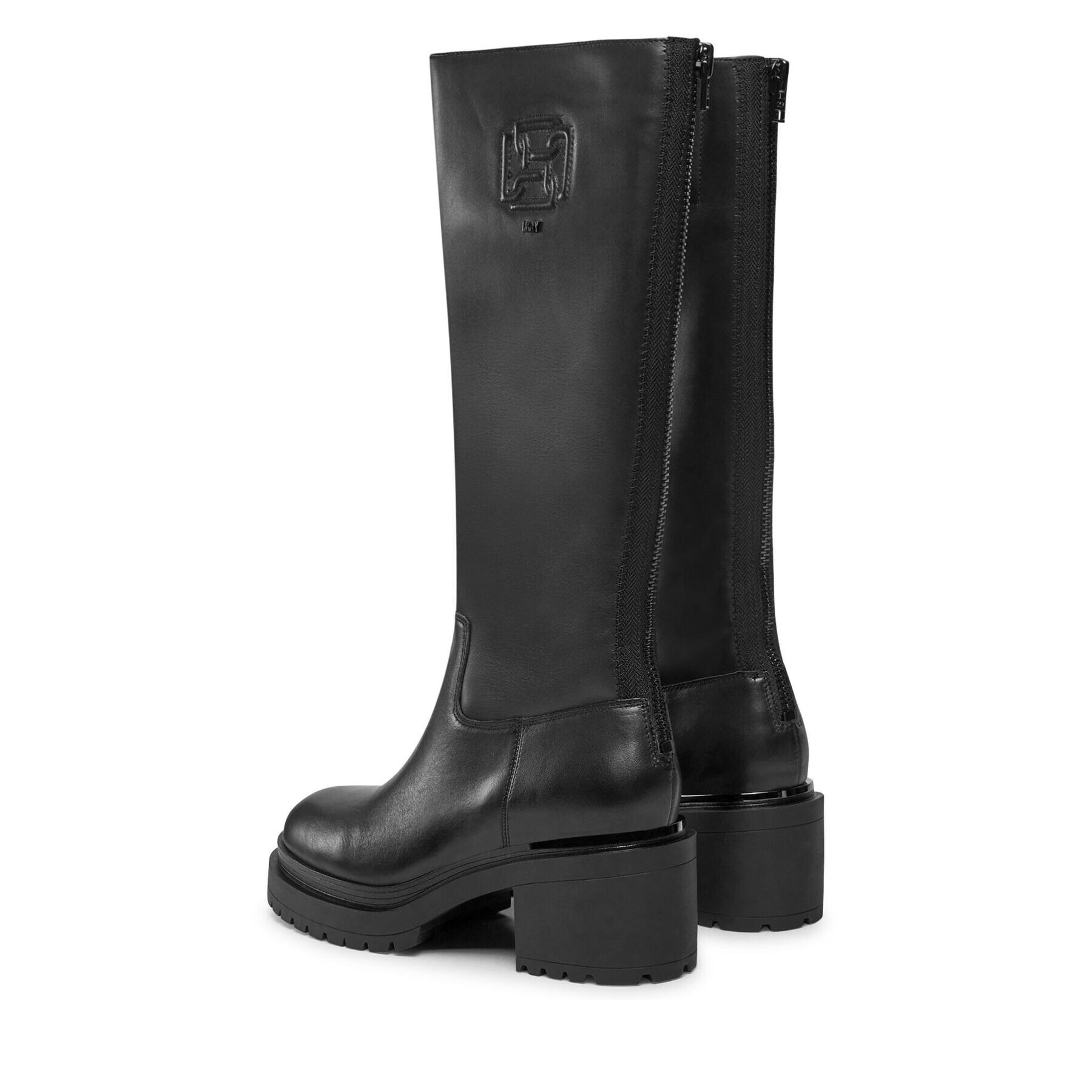 DKNY Боти Paloma Logo K3324785 Черен - Pepit.bg