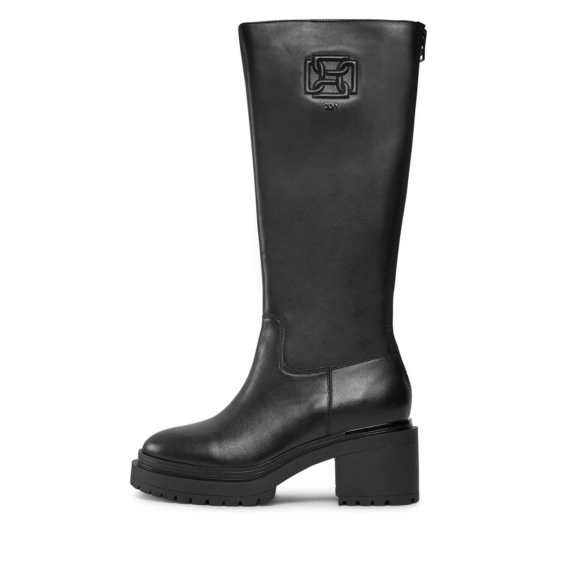 DKNY Боти Paloma Logo K3324785 Черен - Pepit.bg
