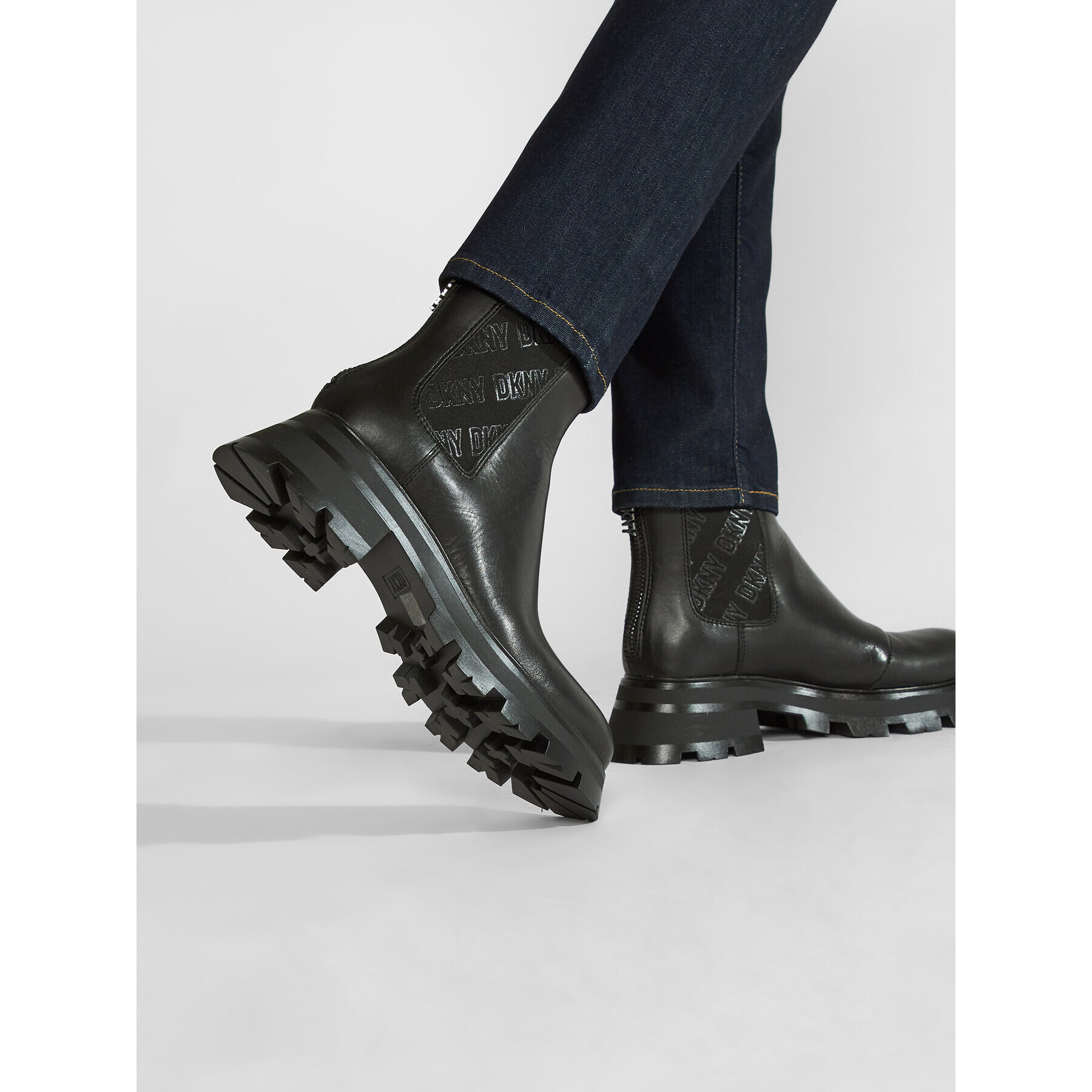 DKNY Боти Sasha K3269108 Черен - Pepit.bg