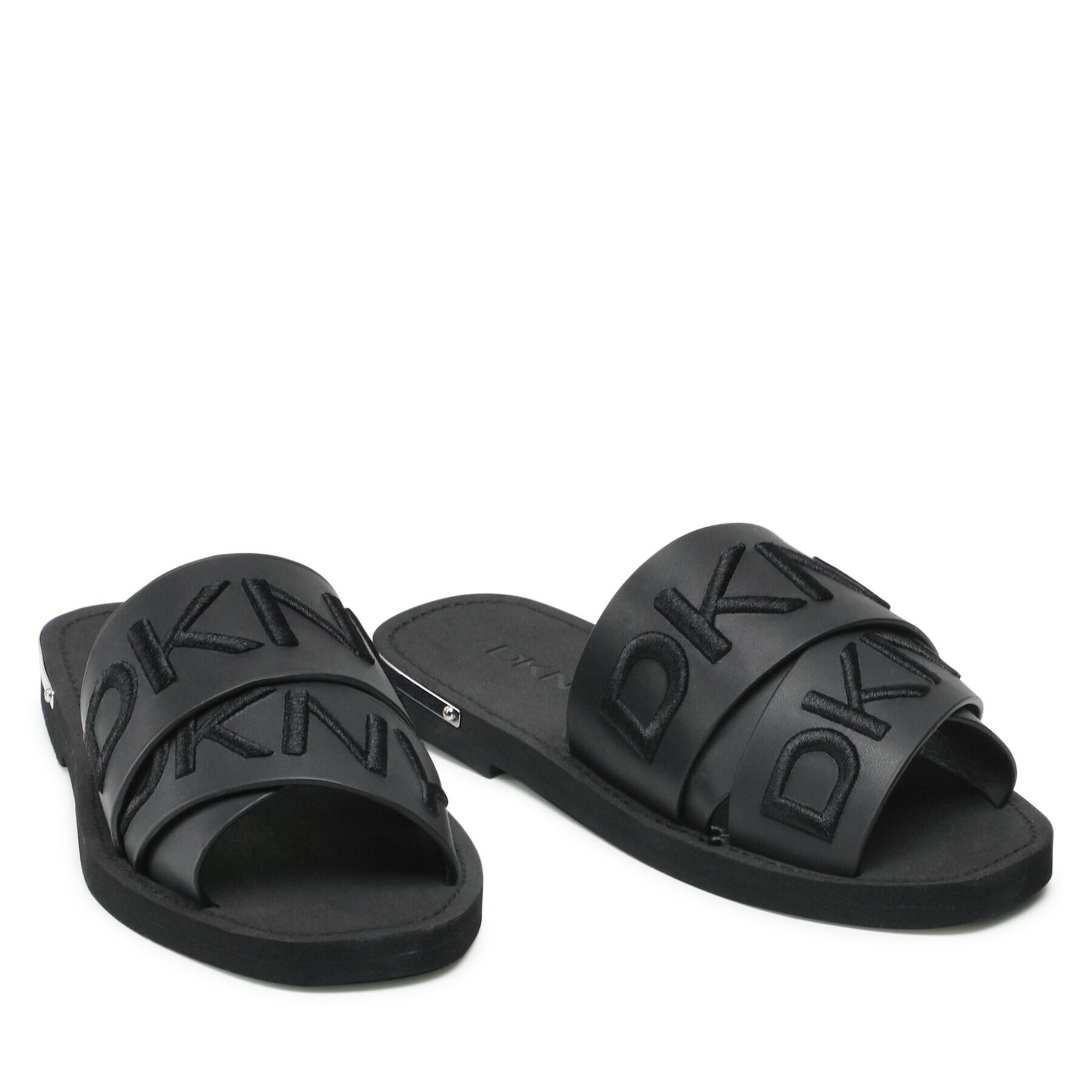 DKNY Чехли Idalie Logo K1113468 Черен - Pepit.bg