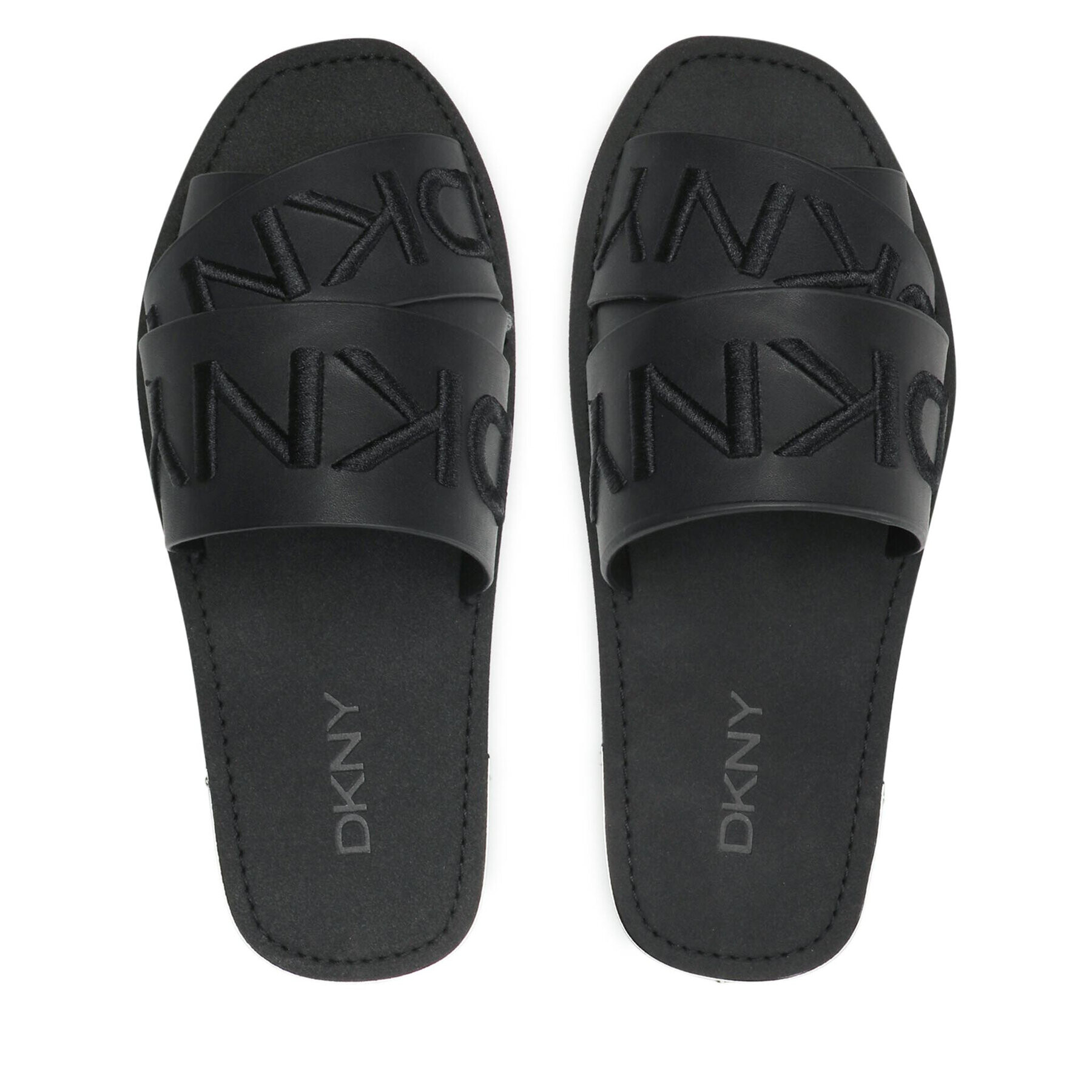 DKNY Чехли Idalie Logo K1113468 Черен - Pepit.bg
