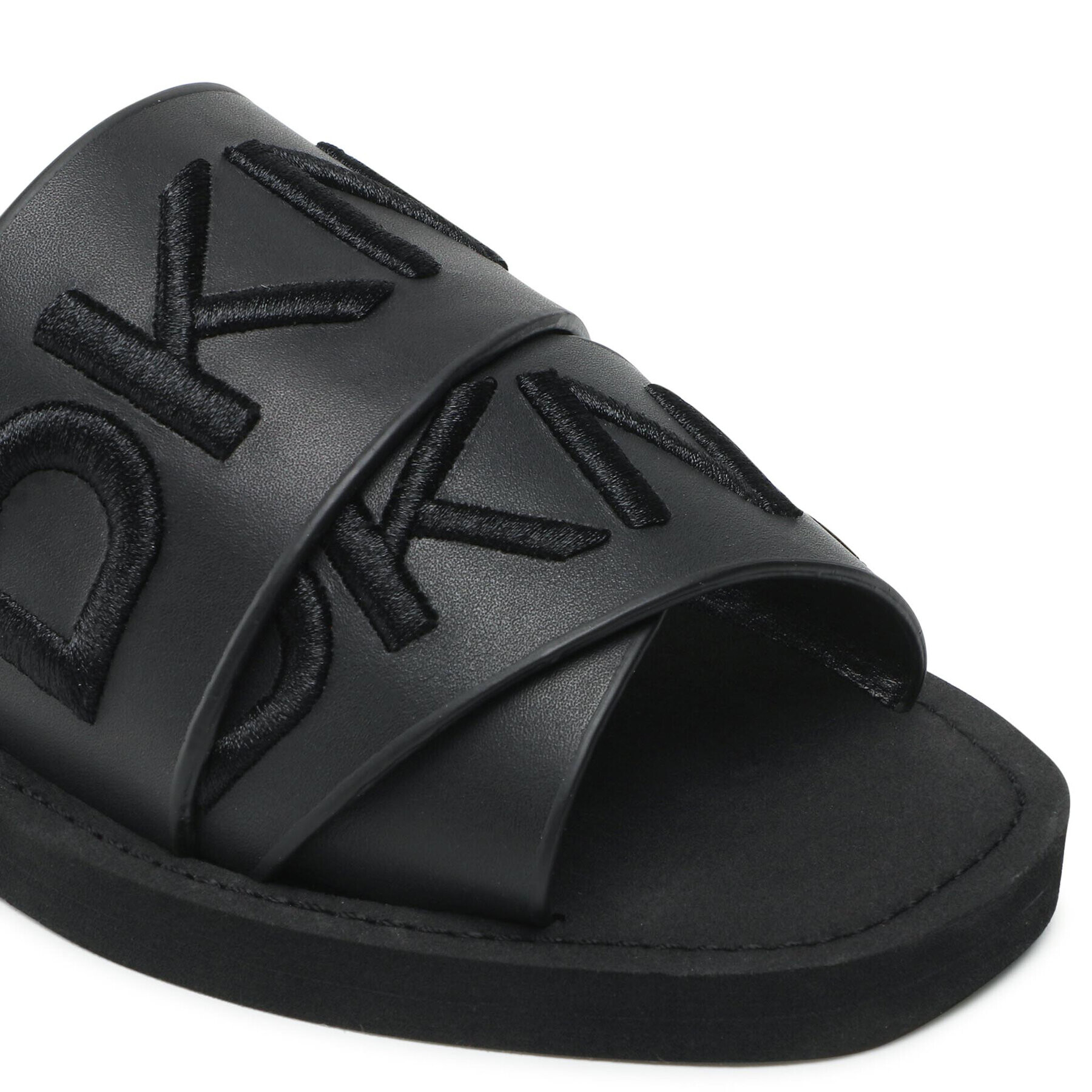 DKNY Чехли Idalie Logo K1113468 Черен - Pepit.bg