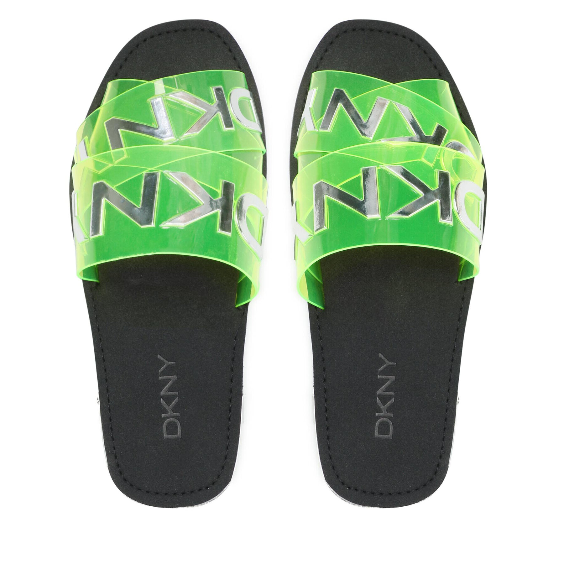 DKNY Чехли Idalie Logo K4121794 Златист - Pepit.bg