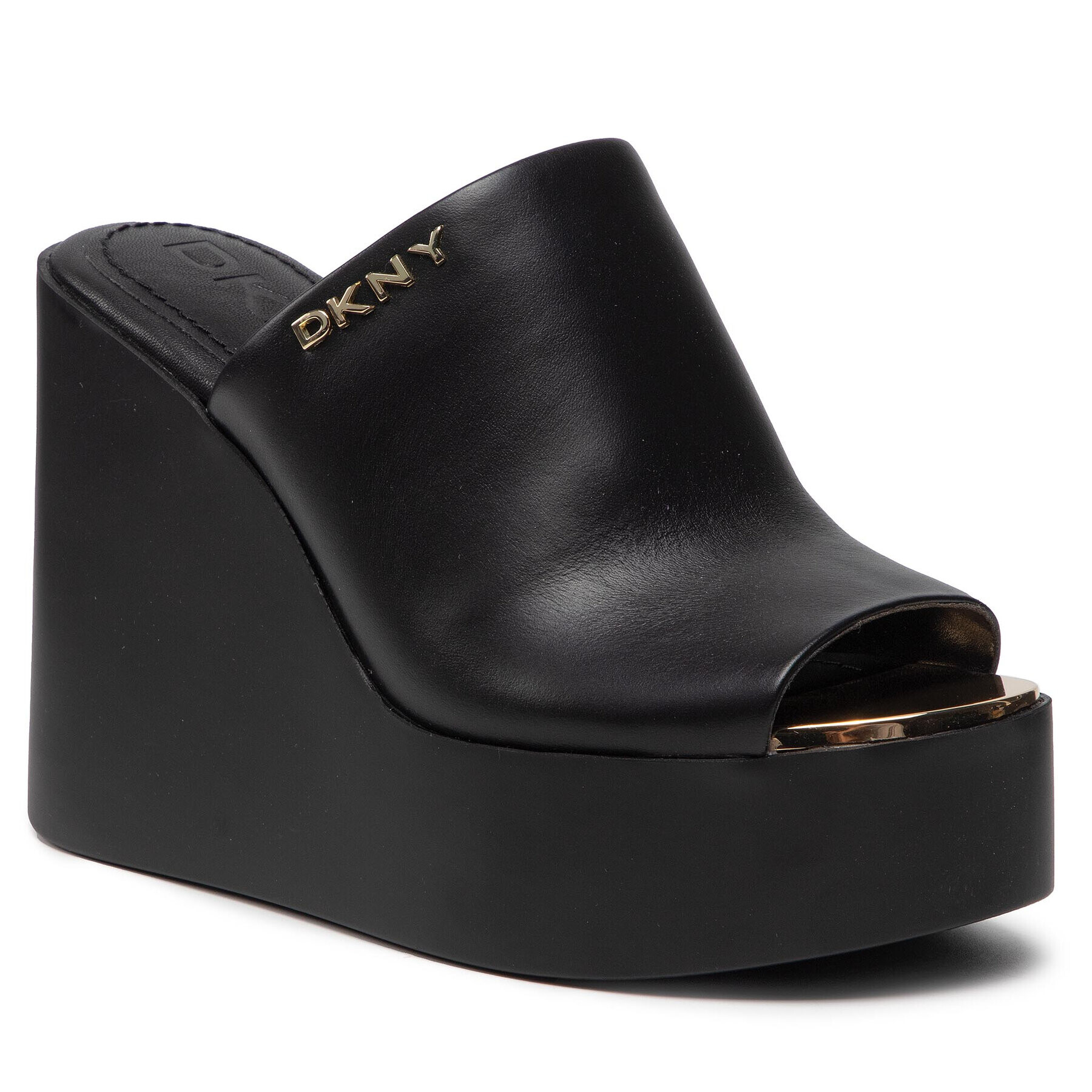 DKNY Чехли Pen-Wedge Sandal M K4156447 Черен - Pepit.bg