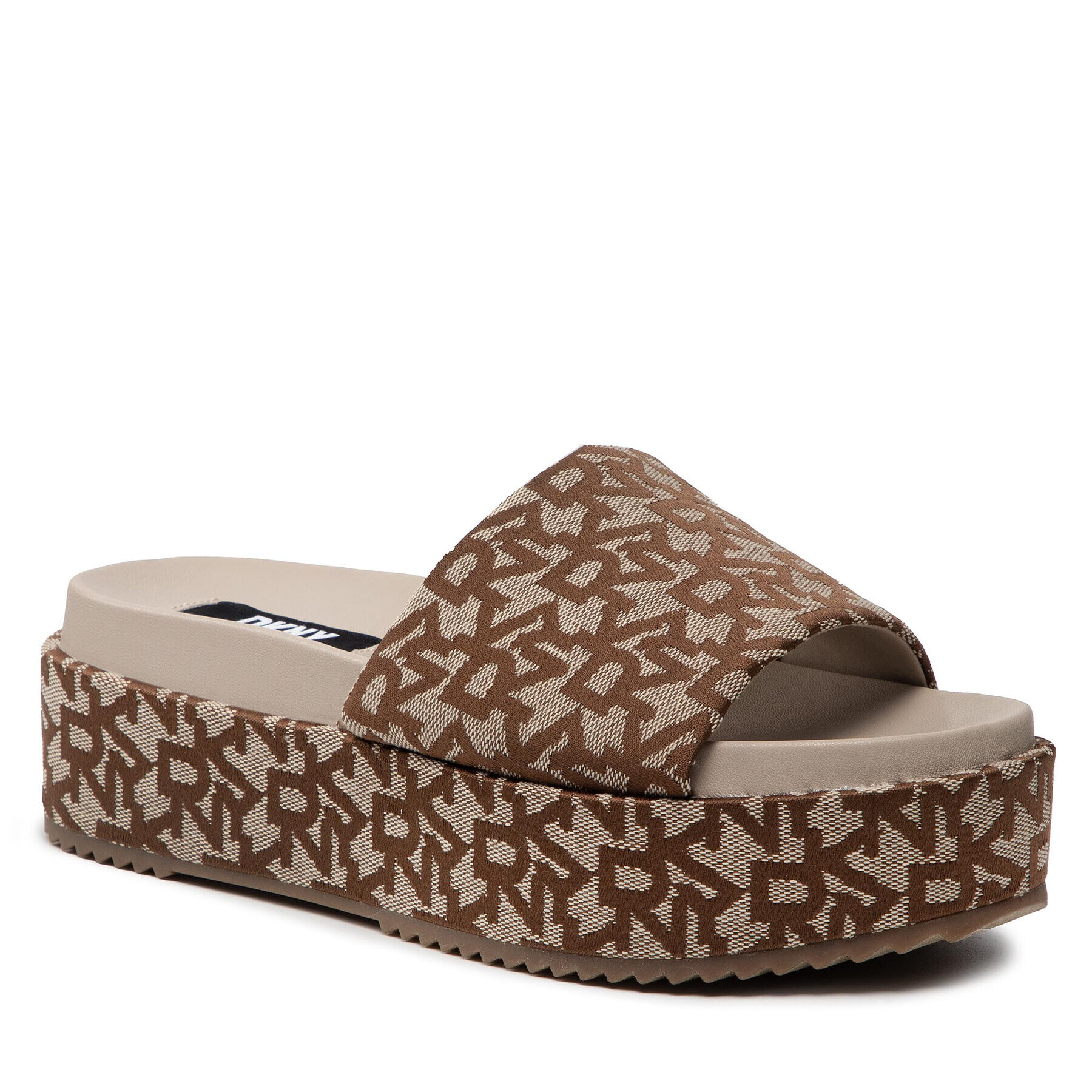 DKNY Чехли Platform Slide K4161794 Кафяв - Pepit.bg