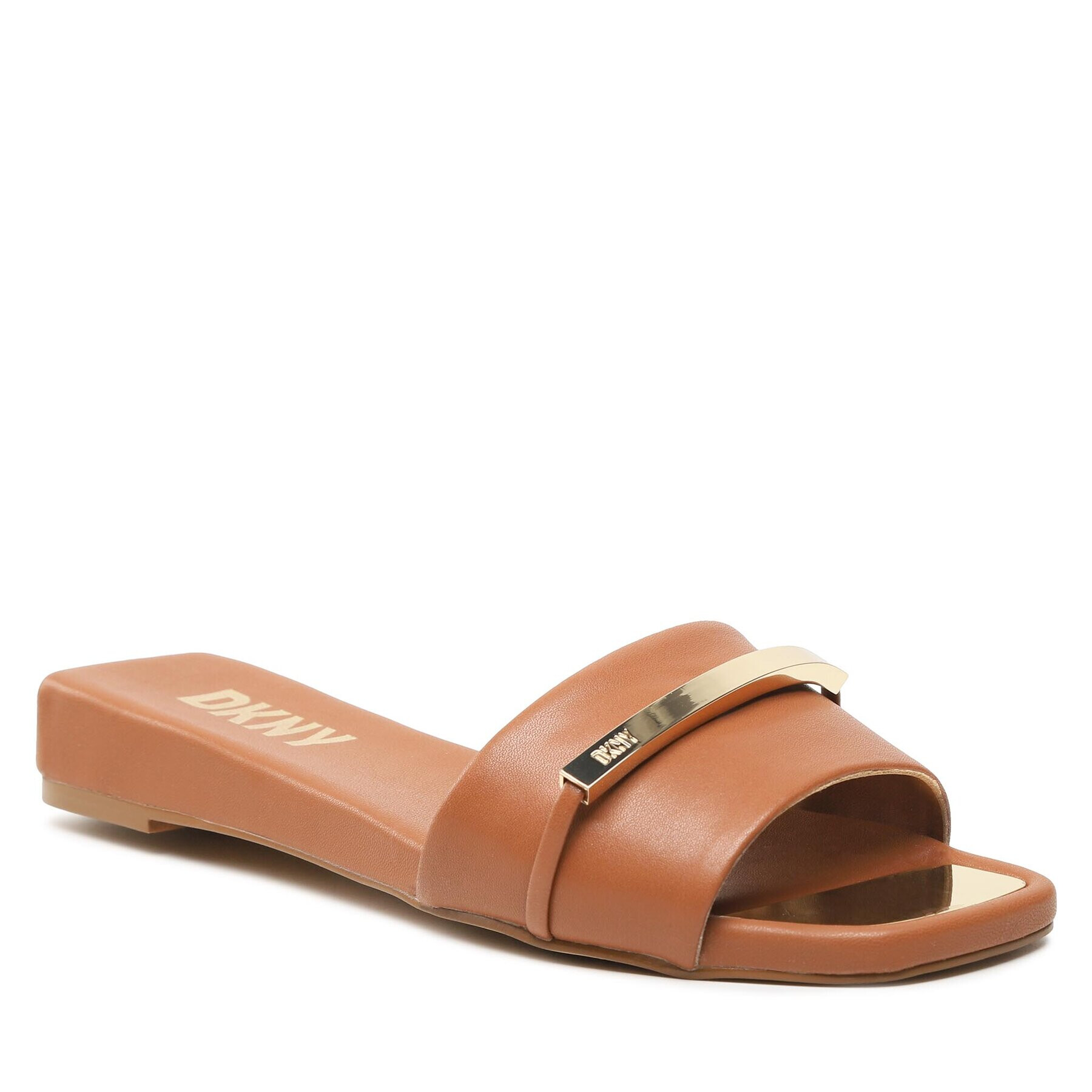 DKNY Чехли Alaina K4235139 Кафяв - Pepit.bg