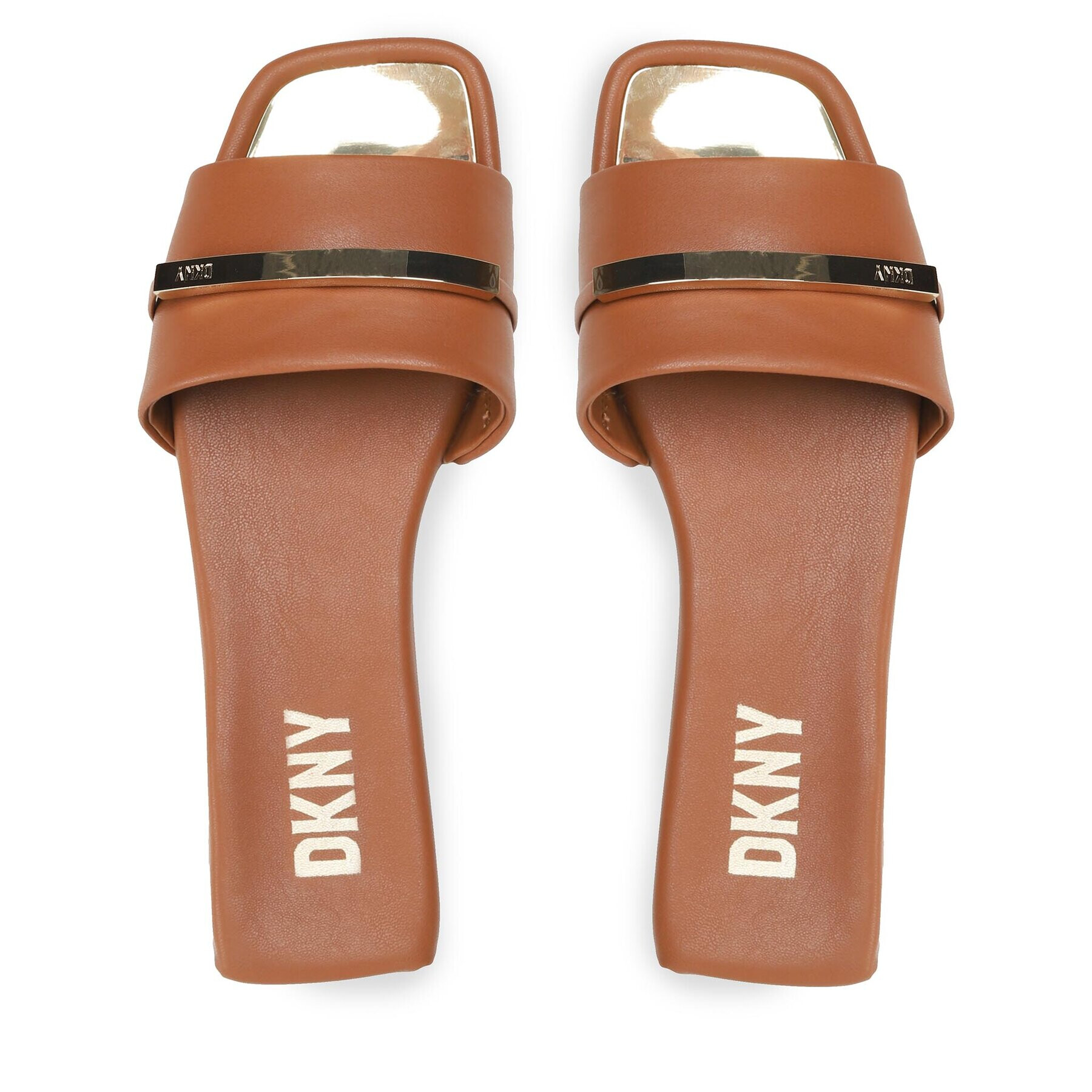 DKNY Чехли Alaina K4235139 Кафяв - Pepit.bg