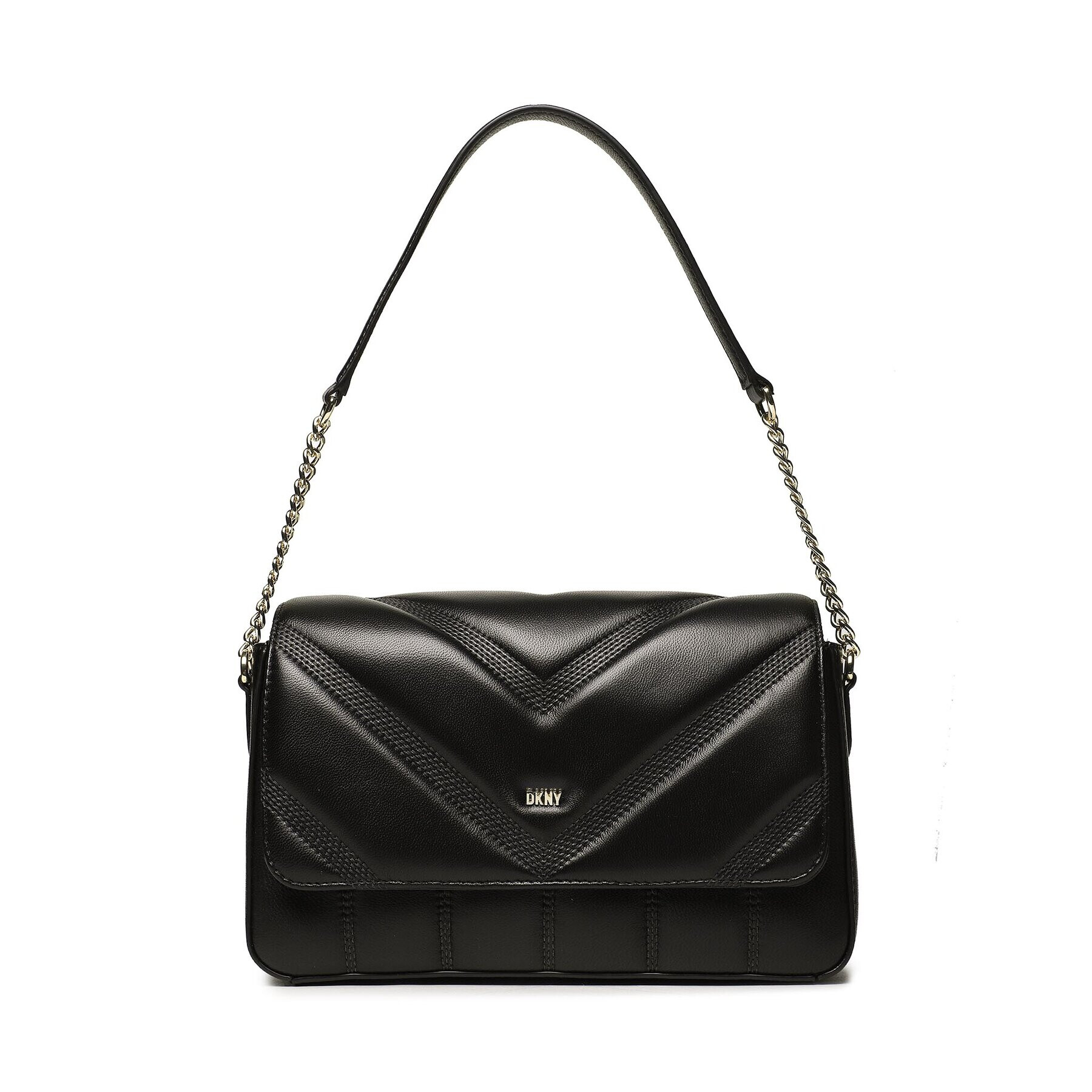 DKNY Дамска чанта Becca Flap Demi R31EBW80 Черен - Pepit.bg