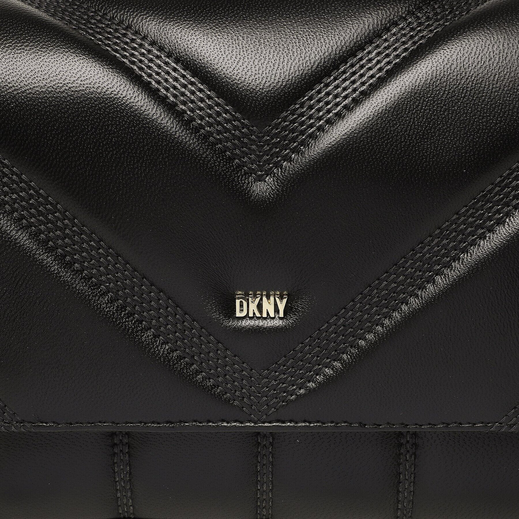 DKNY Дамска чанта Becca Flap Demi R31EBW80 Черен - Pepit.bg