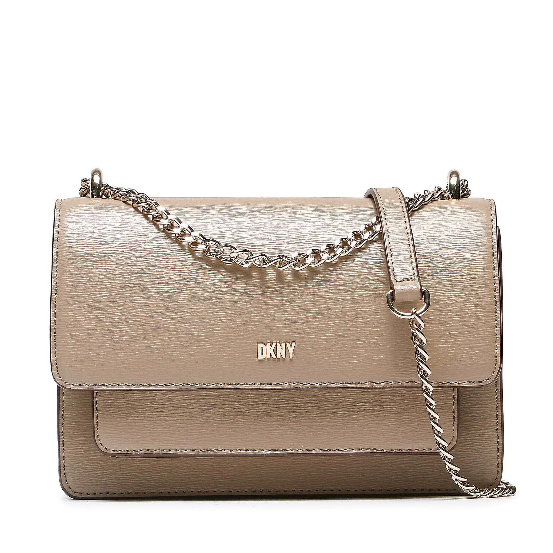 DKNY Дамска чанта Bryant Chain Flap Cb R24E3A90 Кафяв - Pepit.bg