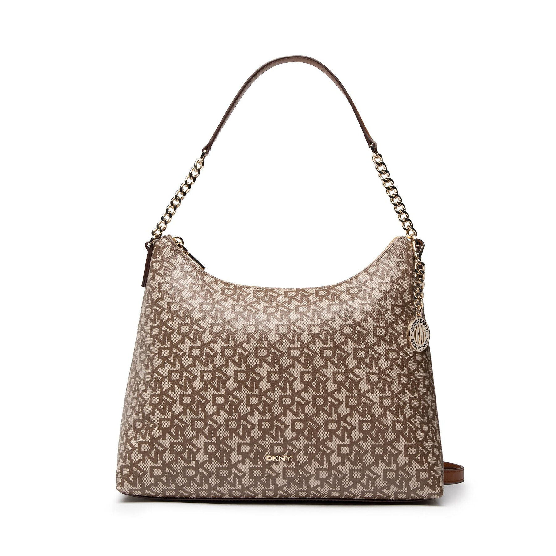 DKNY Дамска чанта Bryant Conv Hobo R21CJR74 Кафяв - Pepit.bg