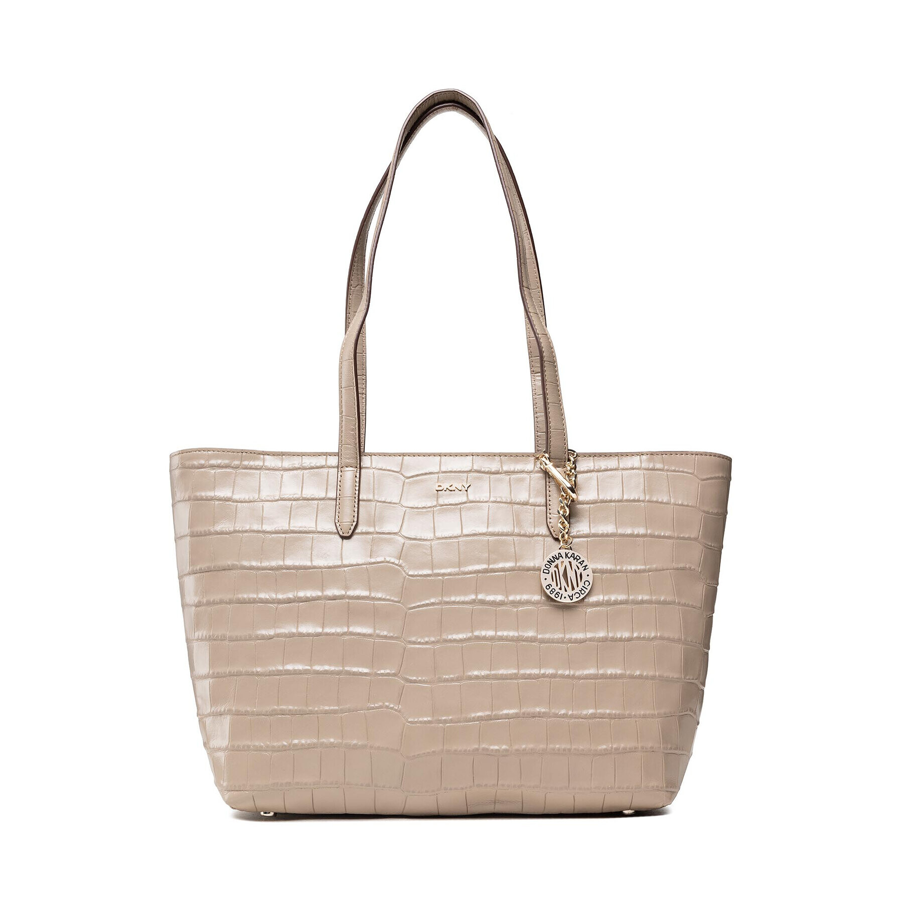 DKNY Дамска чанта Bryant Md Tote R13AP014 Бежов - Pepit.bg