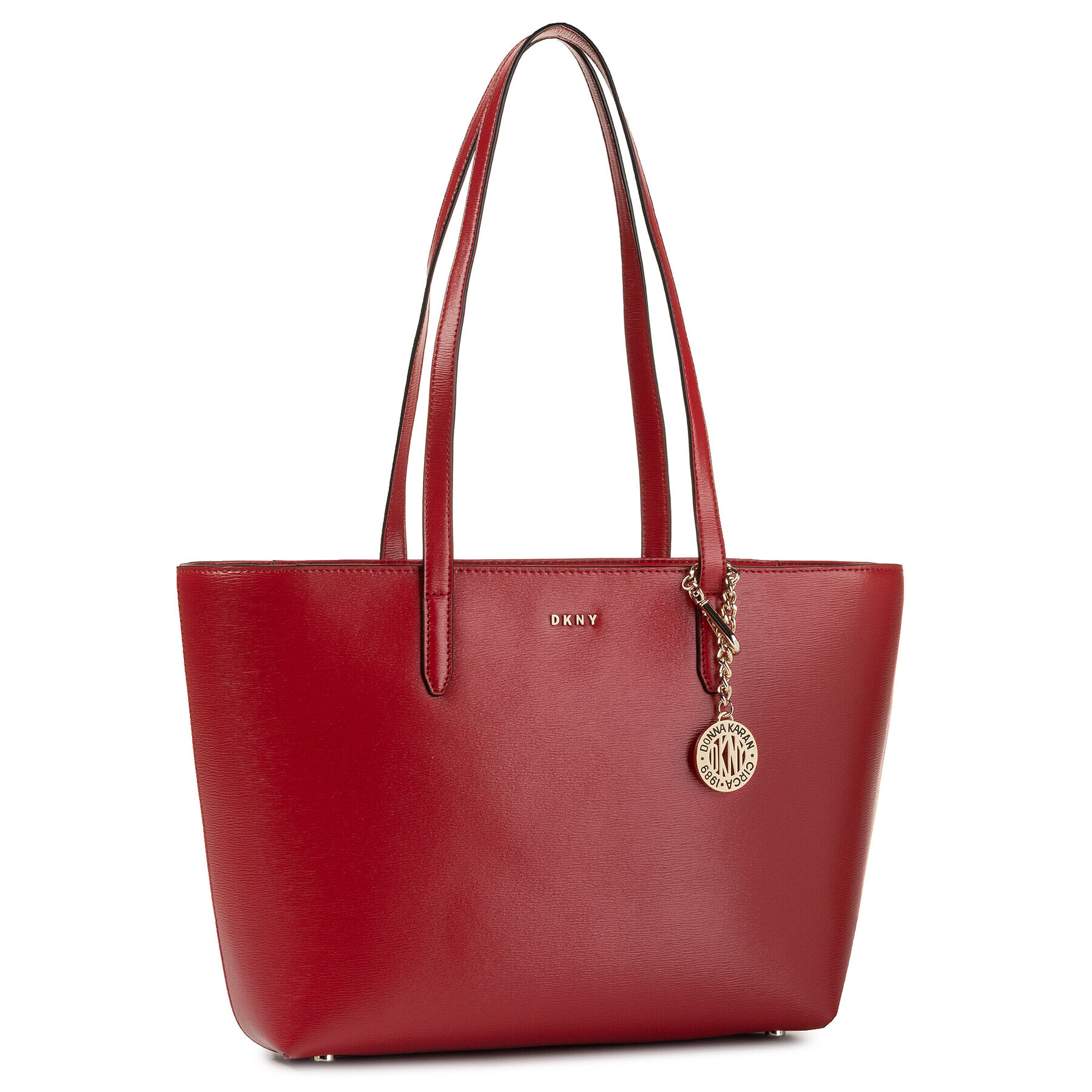 DKNY Дамска чанта Bryant Medium Tote R74A3014 Червен - Pepit.bg